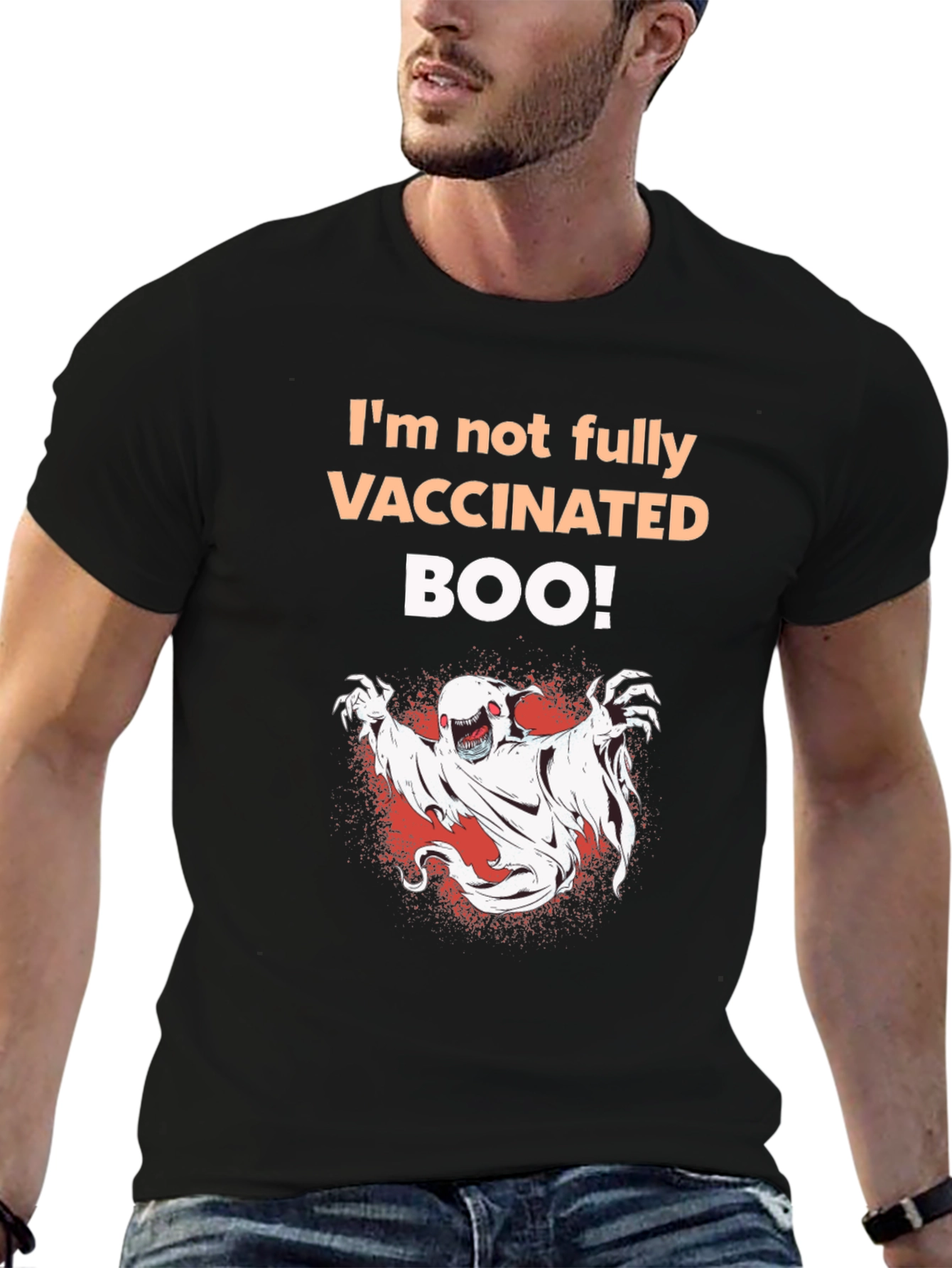 Im Not Fully Vaccinated BOO! T-Shirt