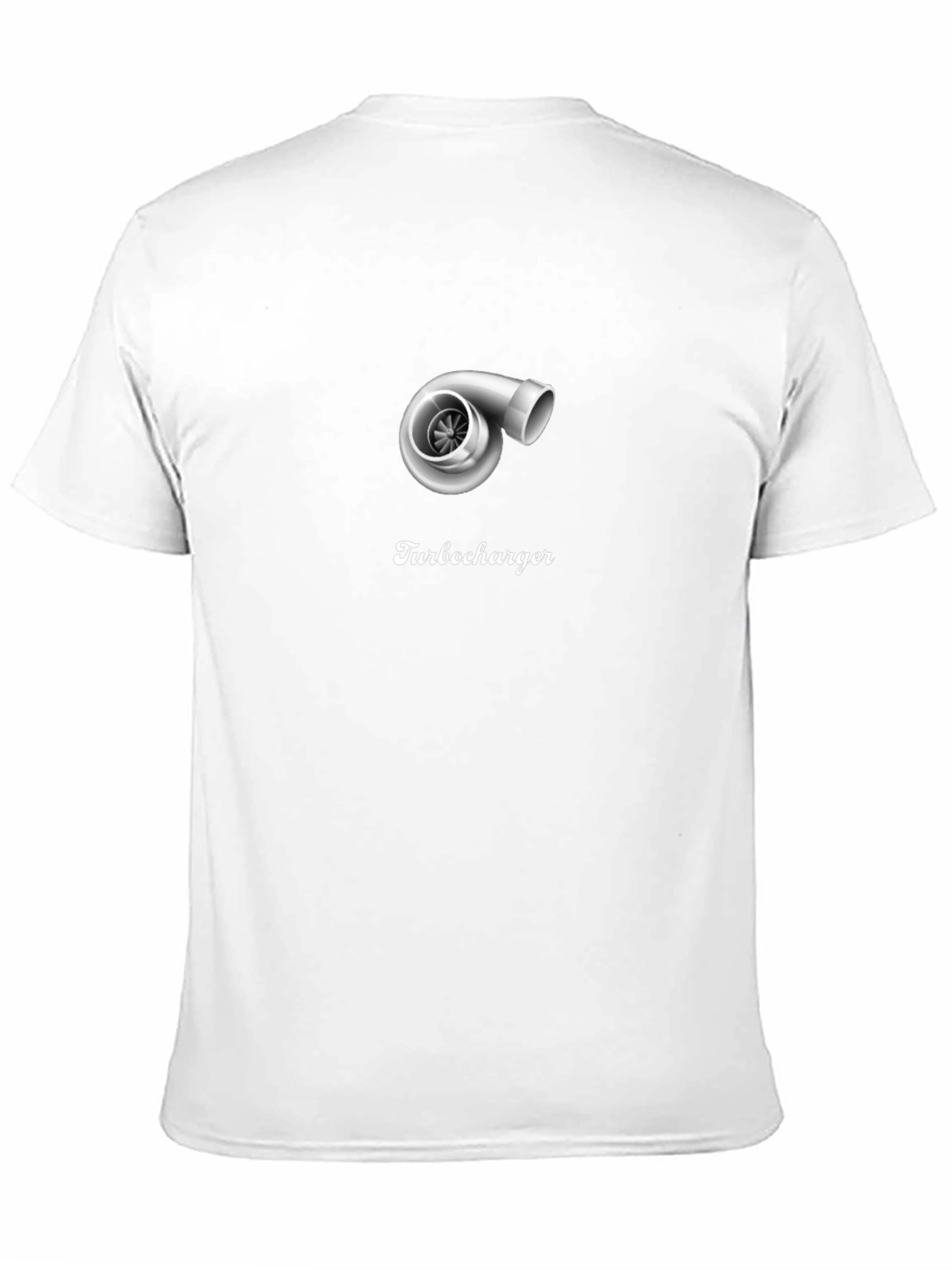 Turbocharger Graphic Tee - Black Cotton T-Shirt
