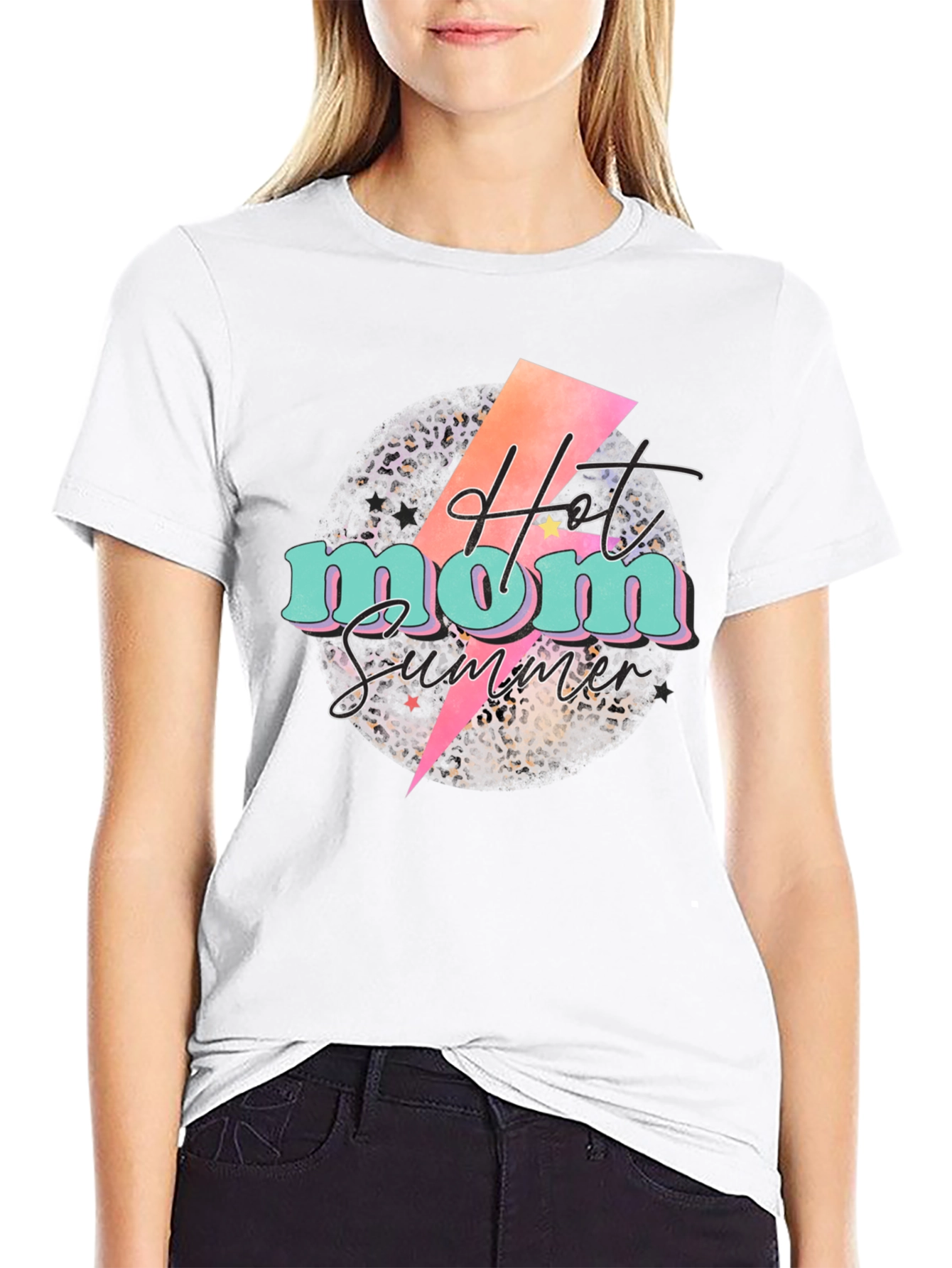 Hot Mom Summer Graphic T-Shirt