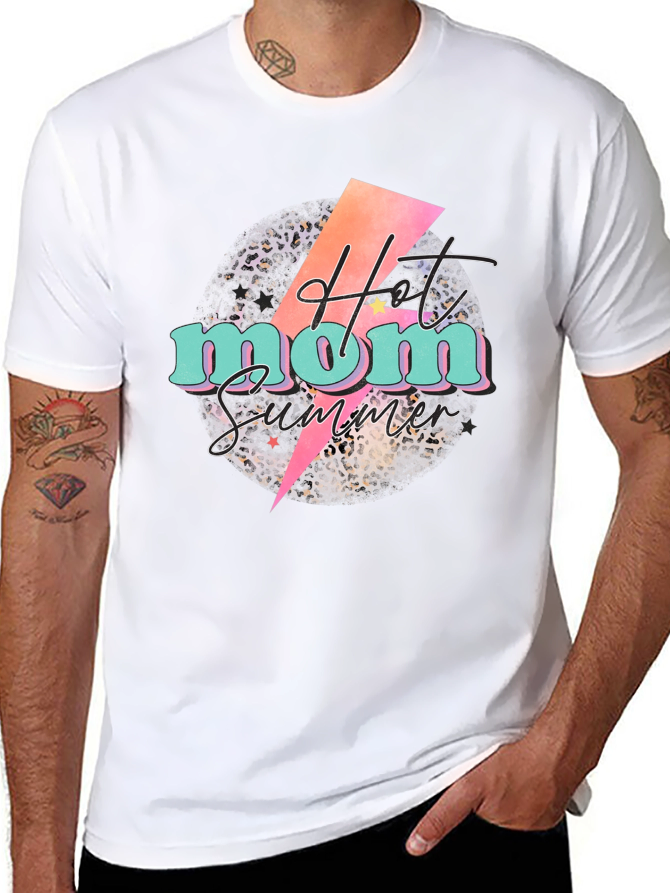 Hot Mom Summer Graphic T-Shirt