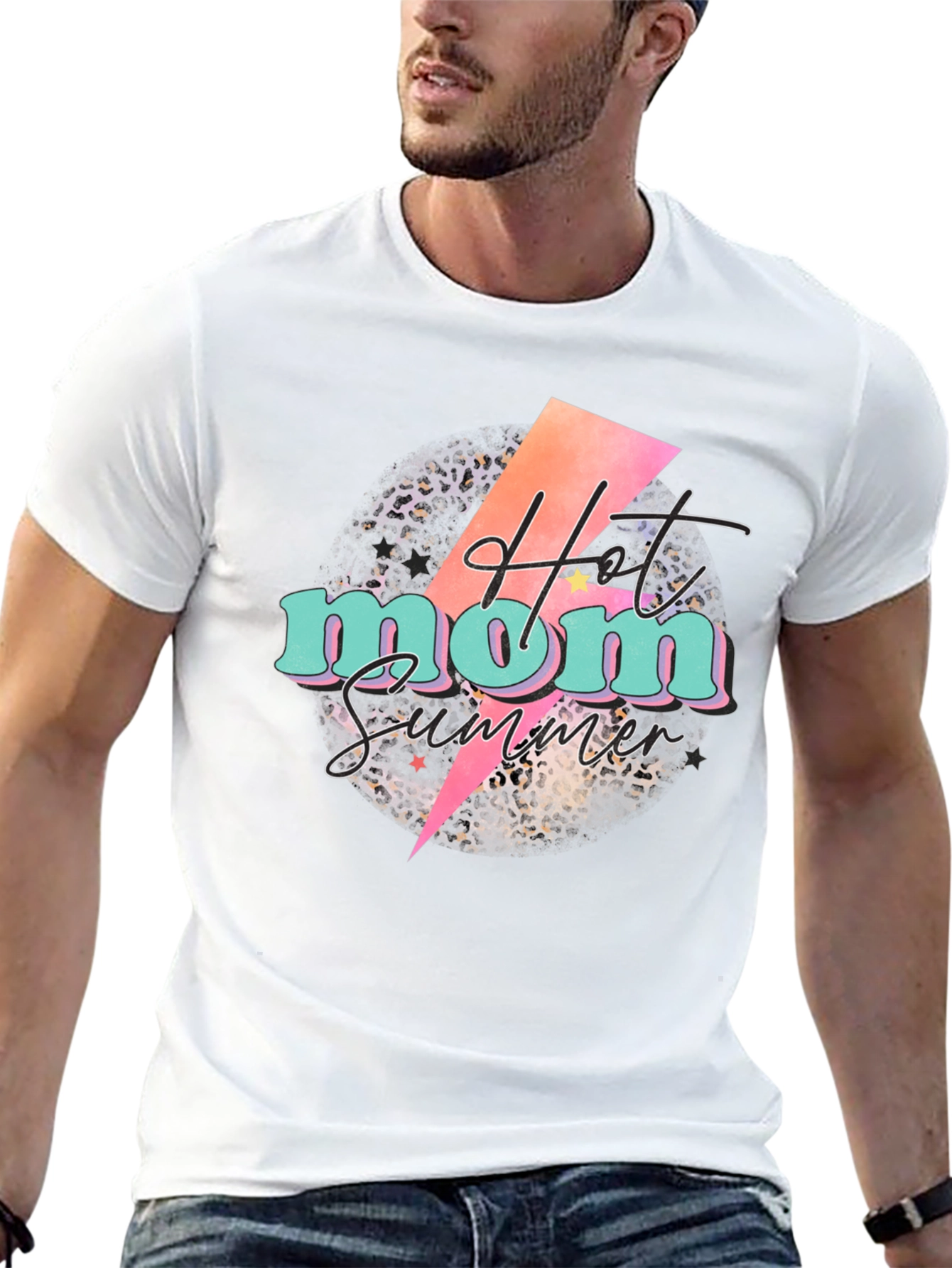 Hot Mom Summer Graphic T-Shirt