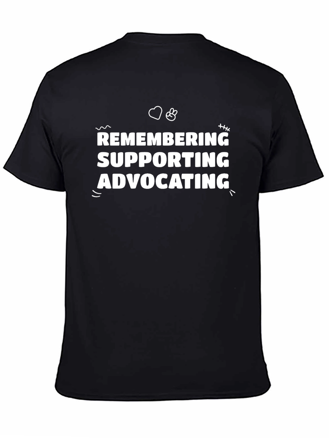 Remembering Supporting Advocating Graphic Tee