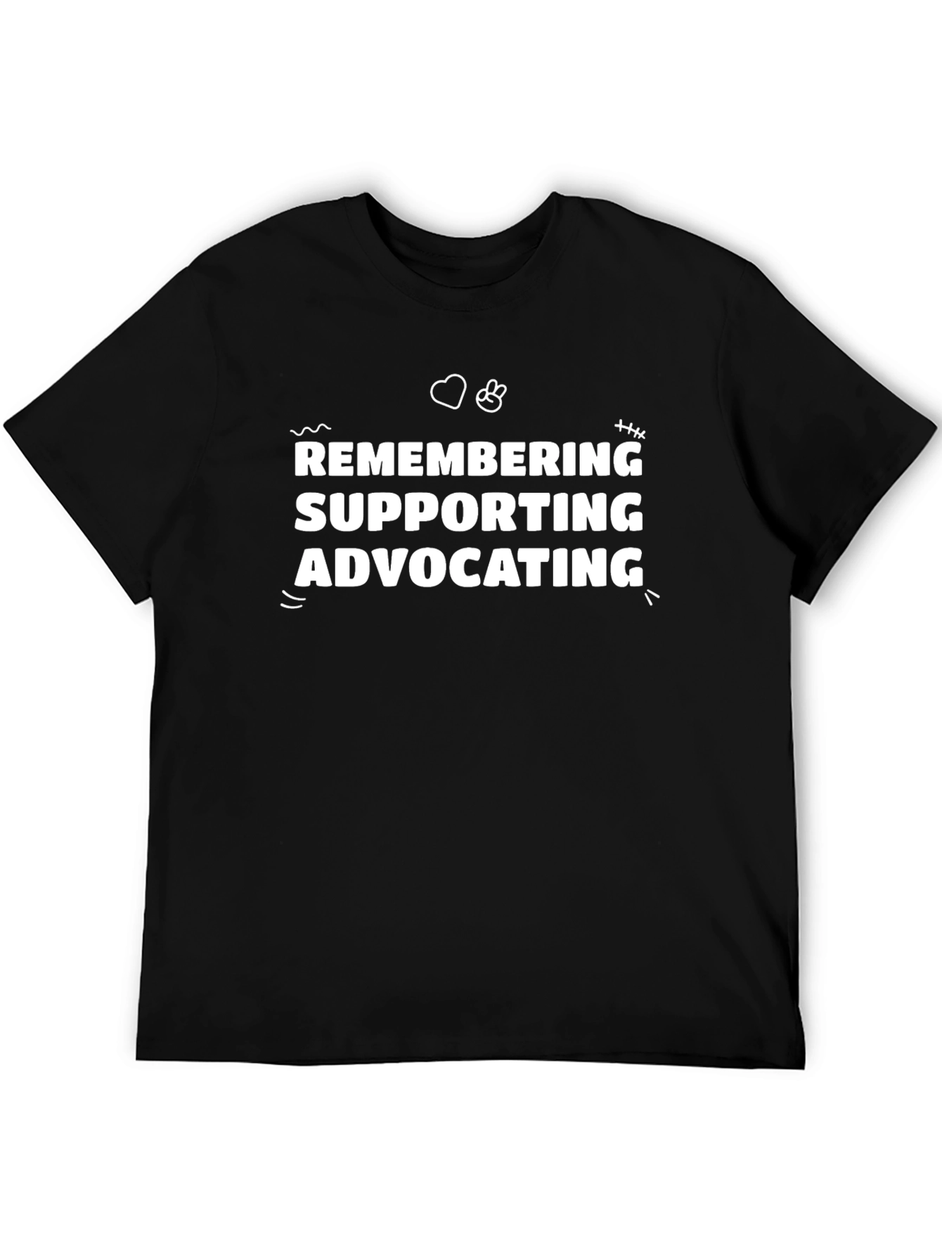 Remembering Supporting Advocating Graphic Tee