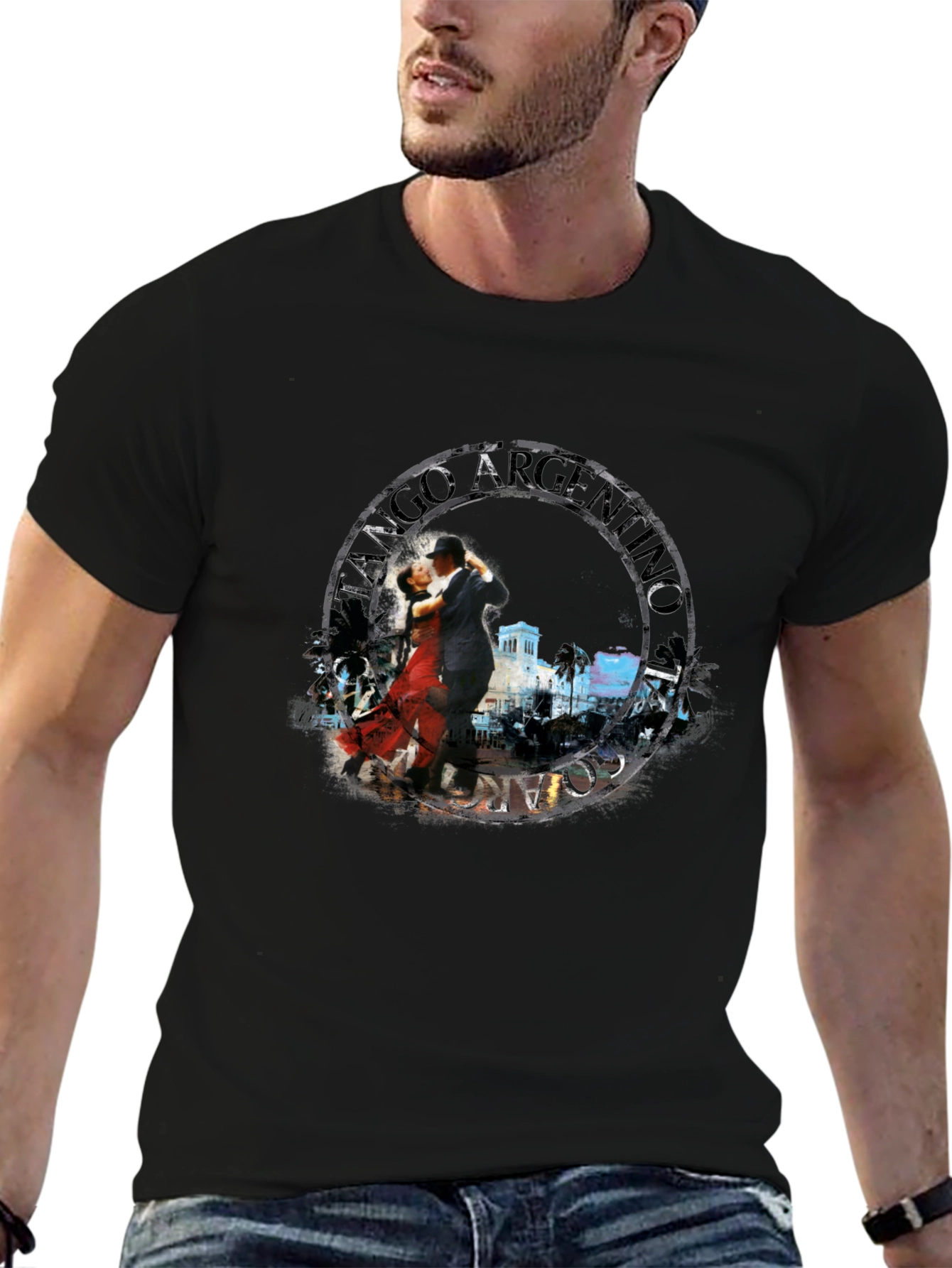 Tango Argentino Graphic T-Shirt - Classic Dance Tee
