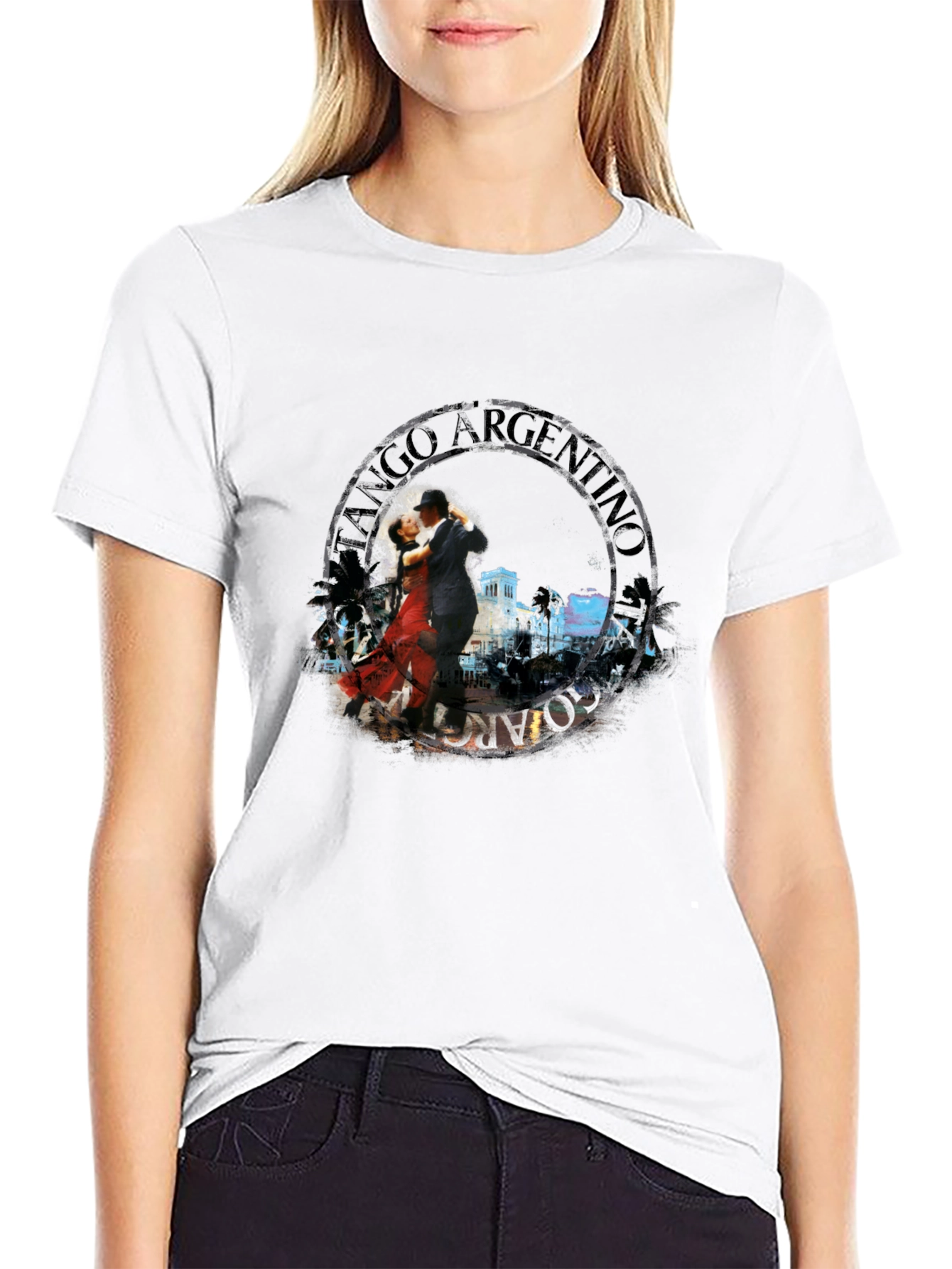 Tango Argentino Graphic T-Shirt - Classic Dance Tee