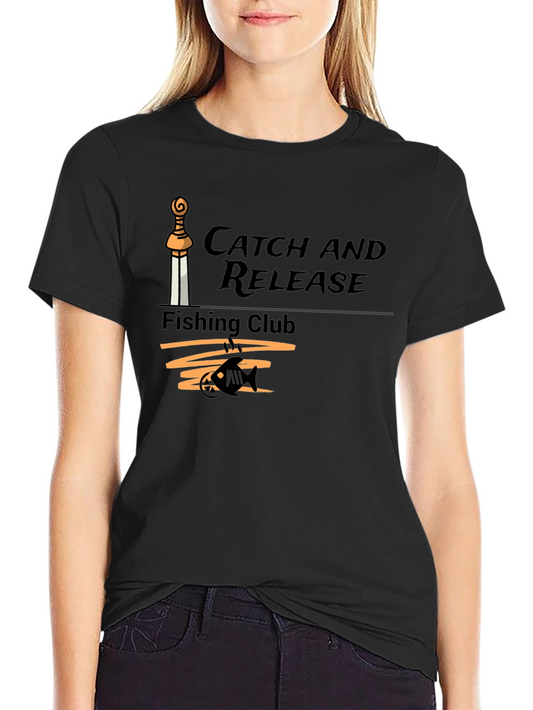 Catch and Release Fishing Club T-Shirt - Black