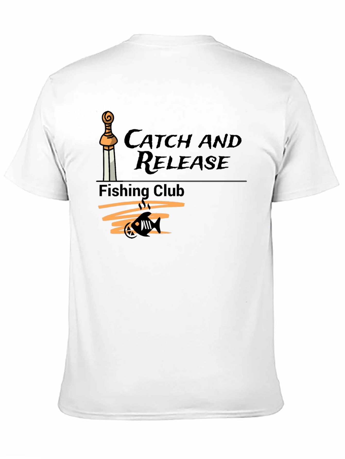 Catch and Release Fishing Club T-Shirt - Black