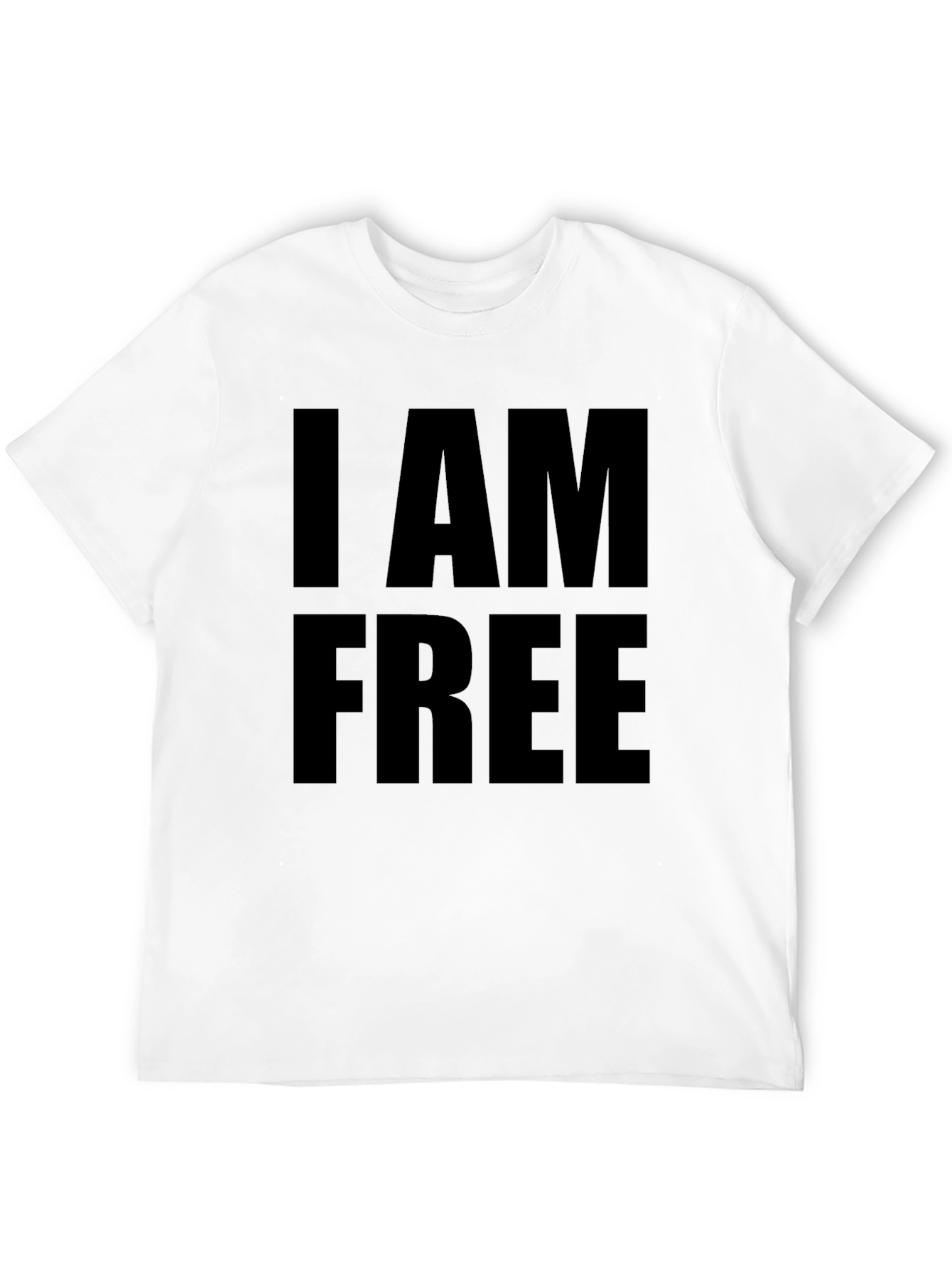 I AM FREE Graphic Tee - Bold Statement T-Shirt