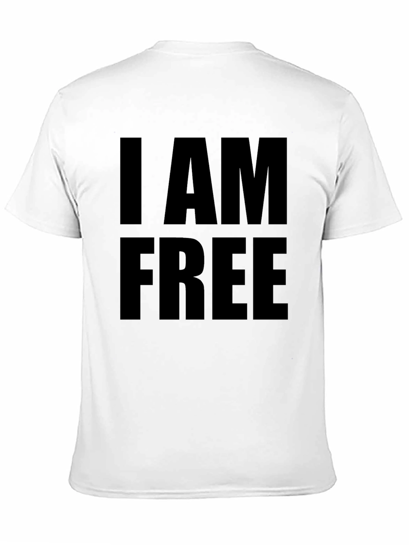 I AM FREE Graphic Tee - Bold Statement T-Shirt