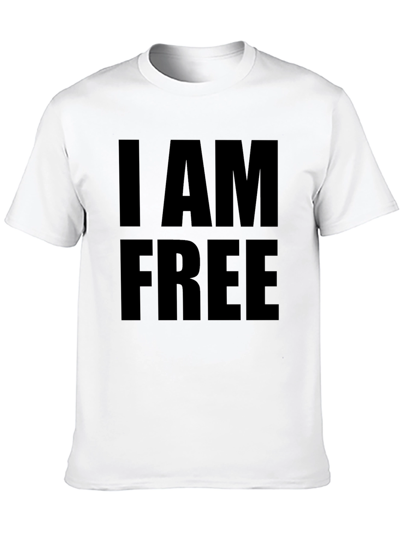 I AM FREE Graphic Tee - Bold Statement T-Shirt