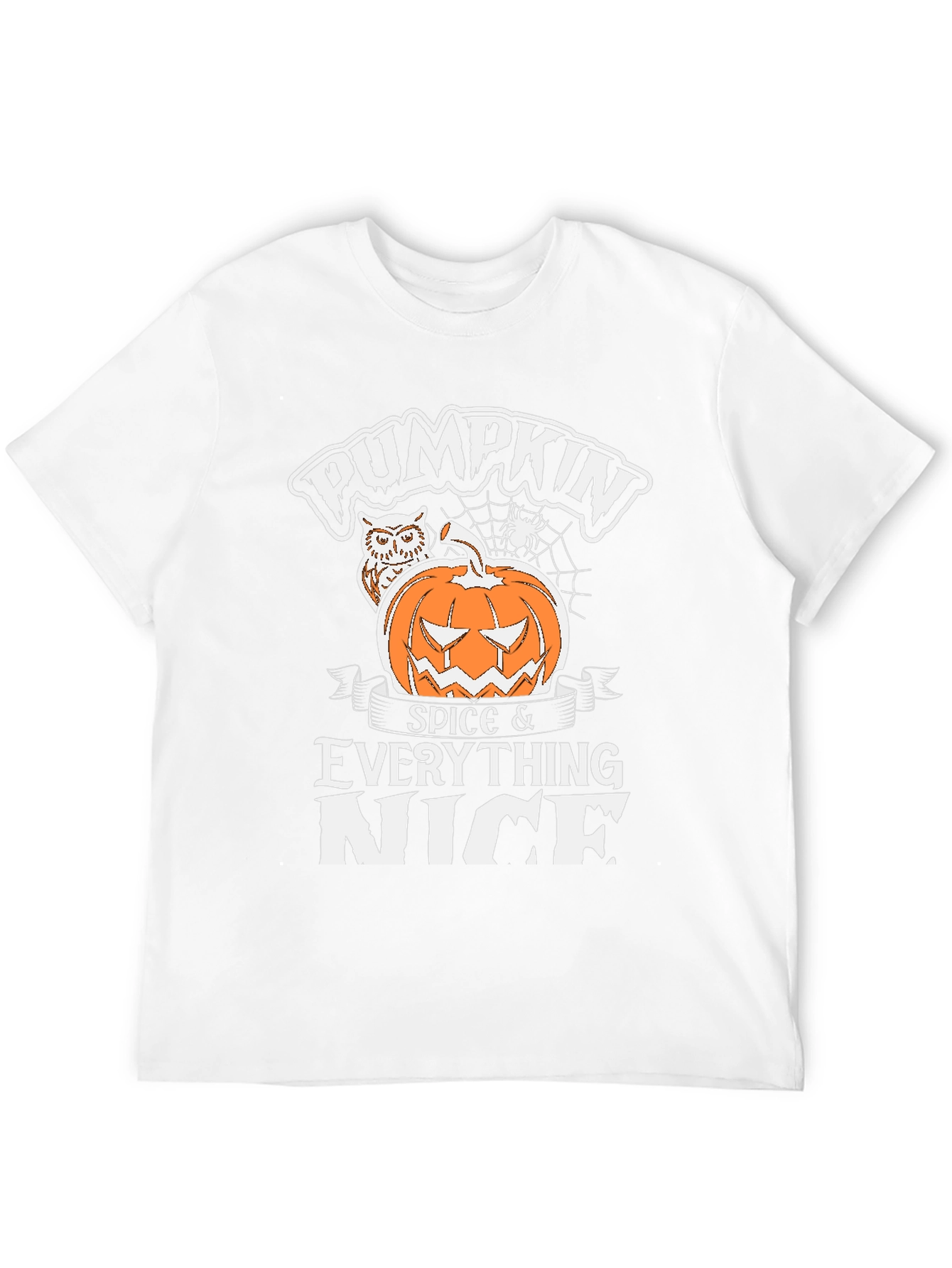 Pumpkin Spice Everything Nice Black T-Shirt
