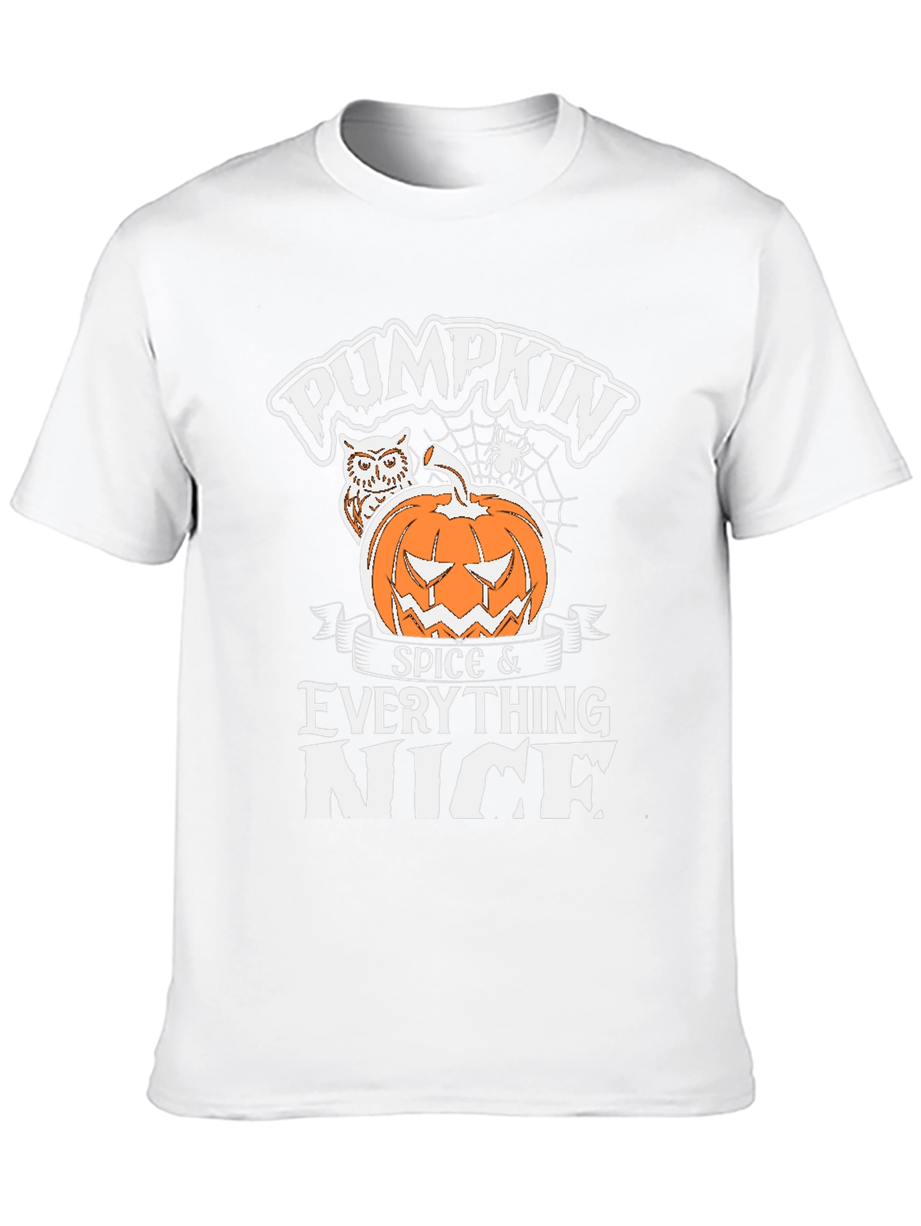 Pumpkin Spice Everything Nice Black T-Shirt