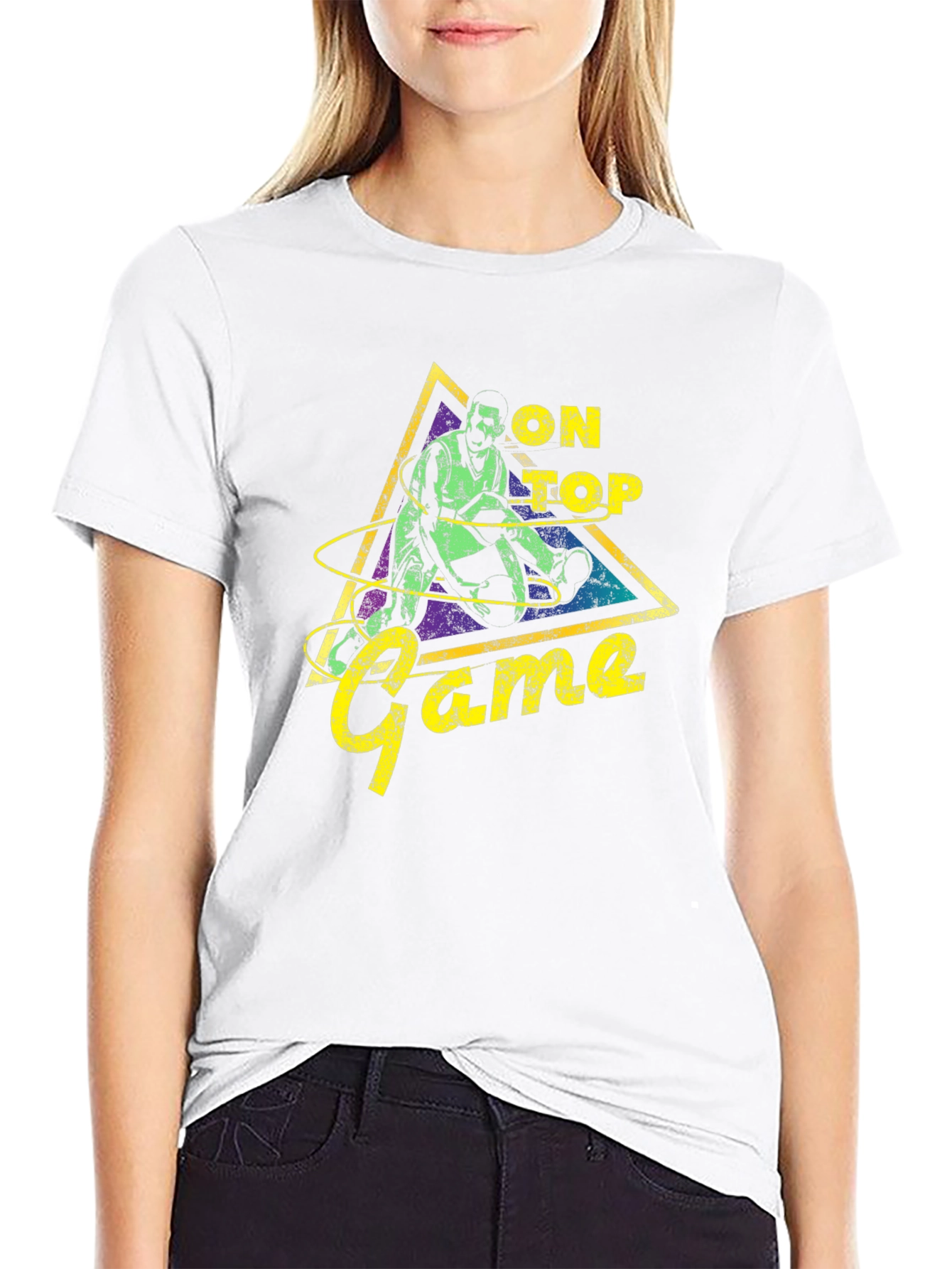 On Top Game Graphic Tee - Trendy Streetwear