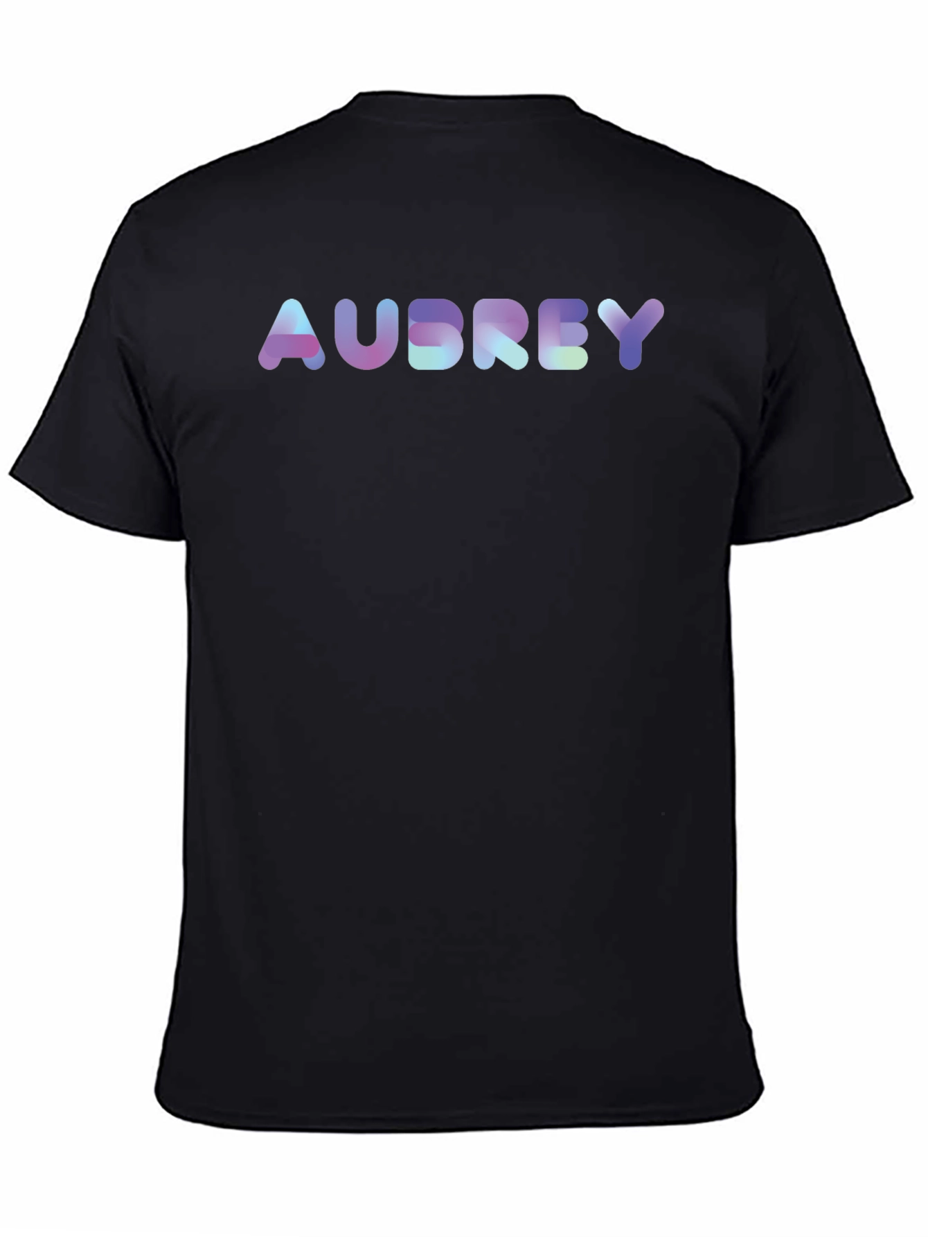 Personalized Audrey Holographic Text Tee