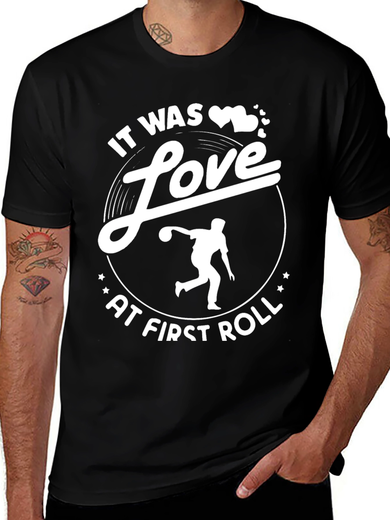 Love at First Roll Bowling T-Shirt