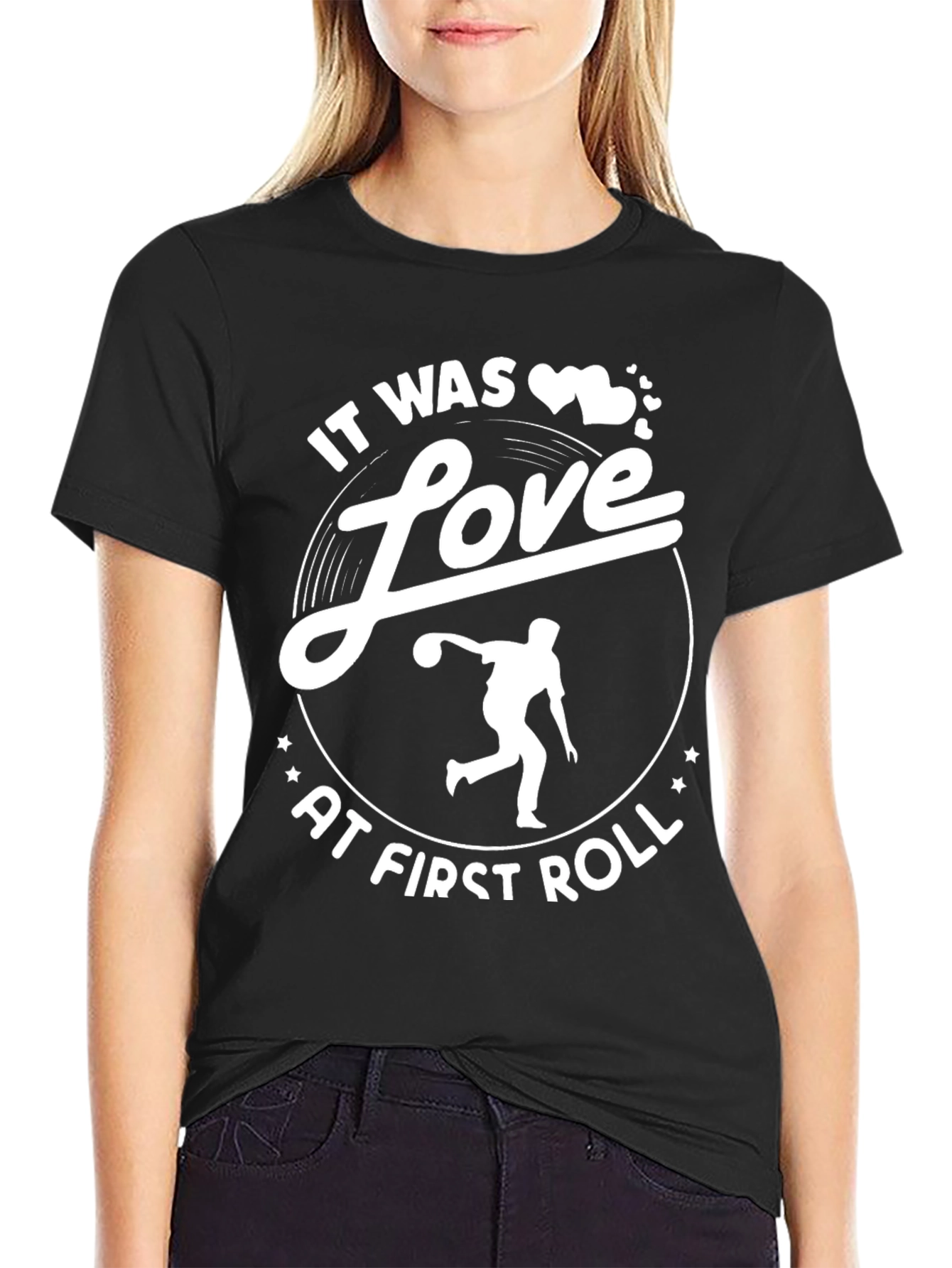 Love at First Roll Bowling T-Shirt