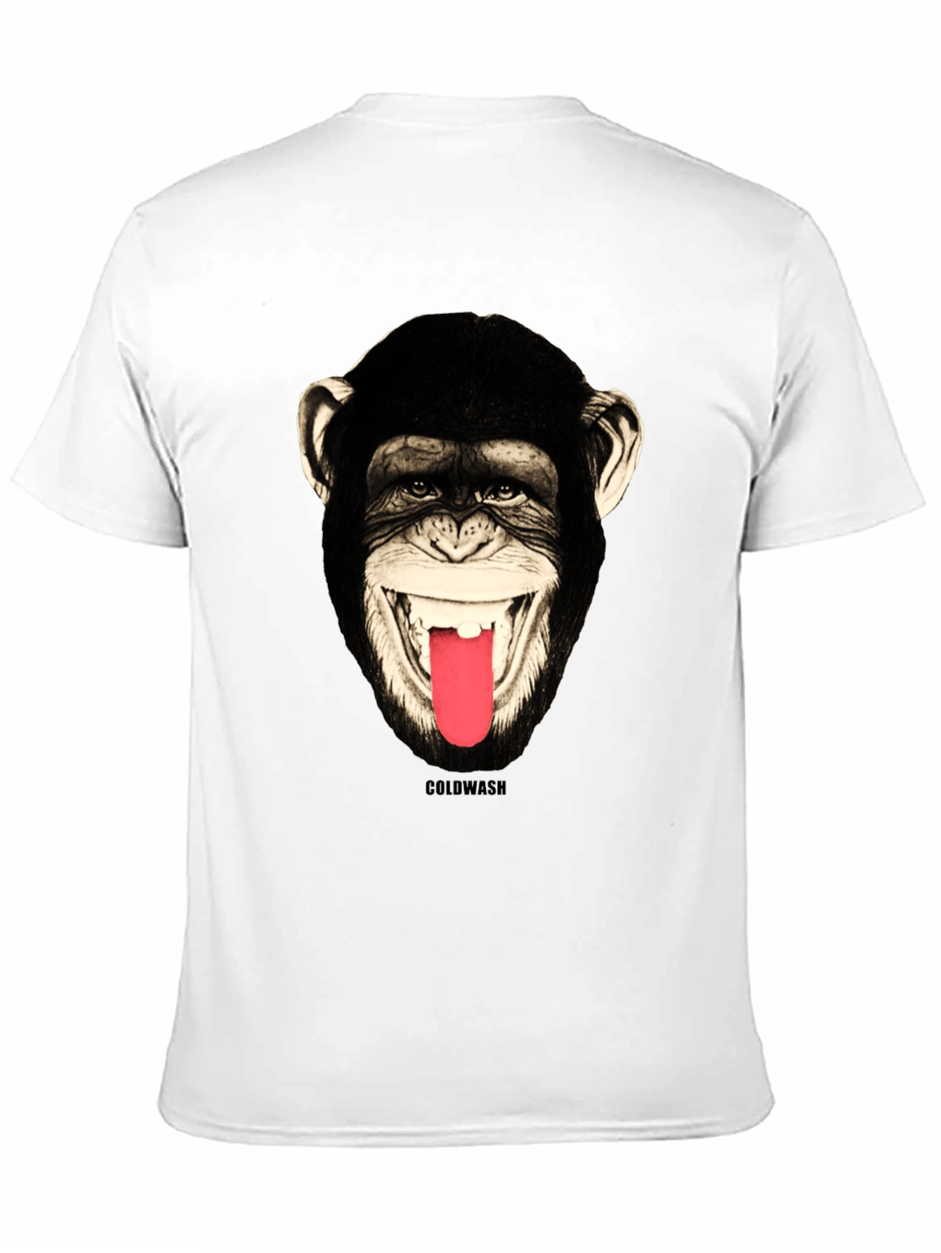 Monkey Face Graphic Tee - Mens Black T-Shirt