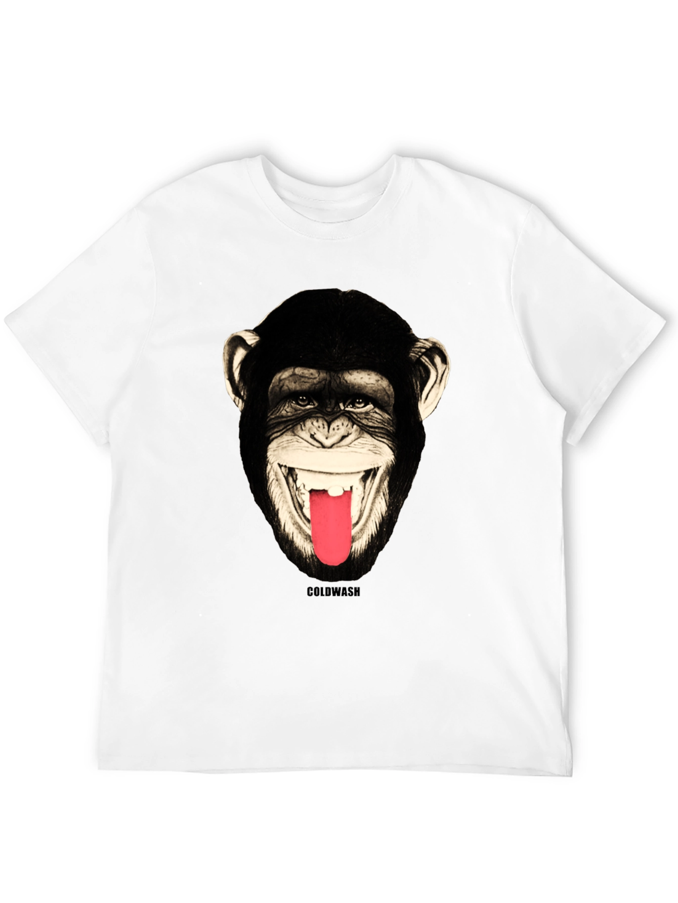 Monkey Face Graphic Tee - Mens Black T-Shirt