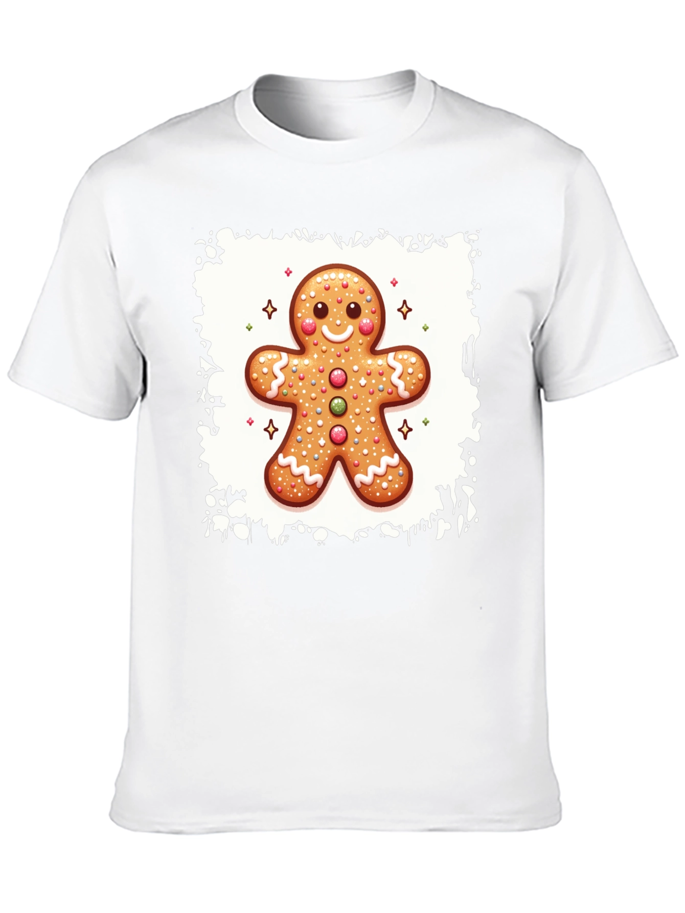 Gingerbread Man Graphic Tee - Holiday Fun