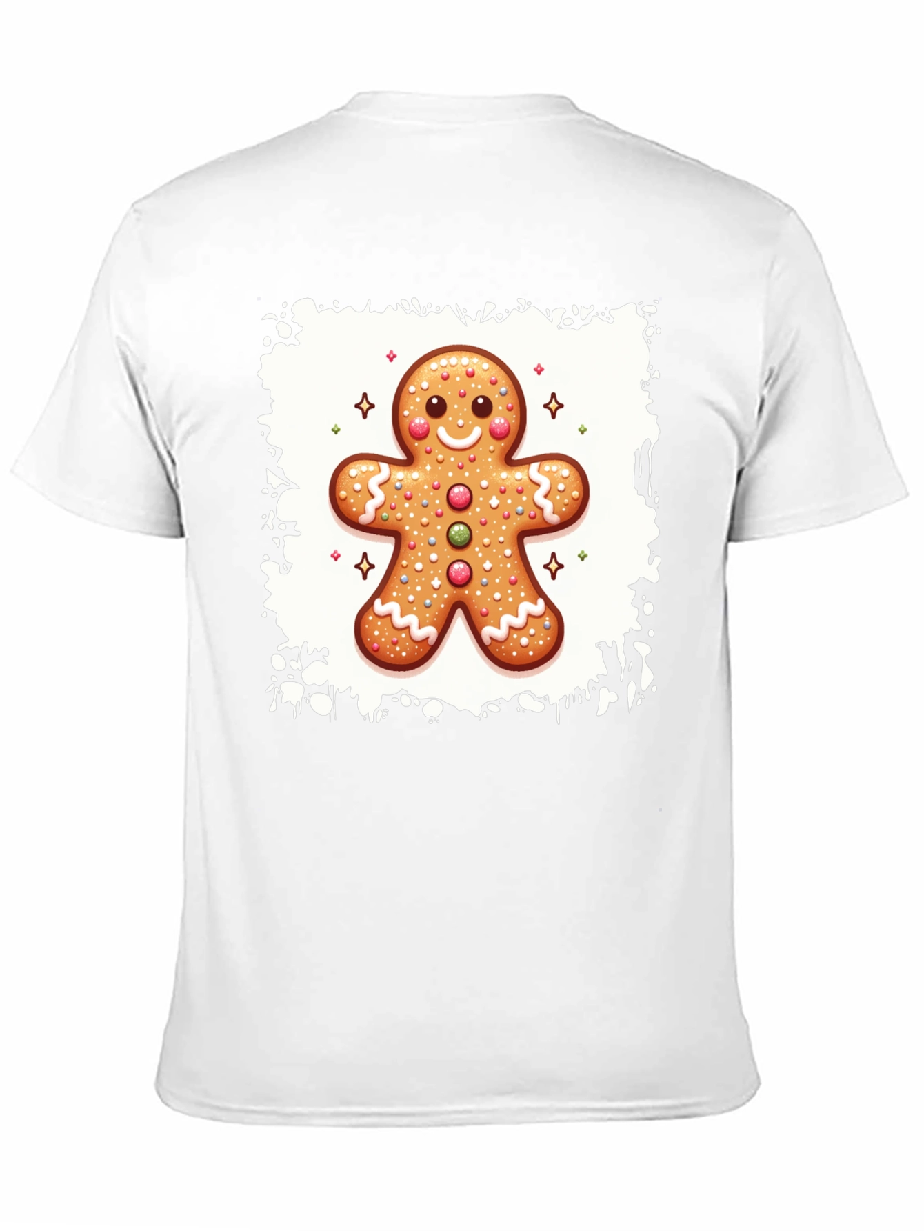 Gingerbread Man Graphic Tee - Holiday Fun