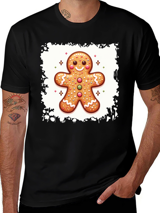 Gingerbread Man Graphic Tee - Holiday Fun