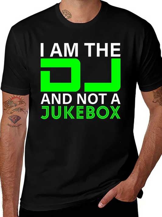 I AM THE DJ Graphic Tee - Music Lover Shirt