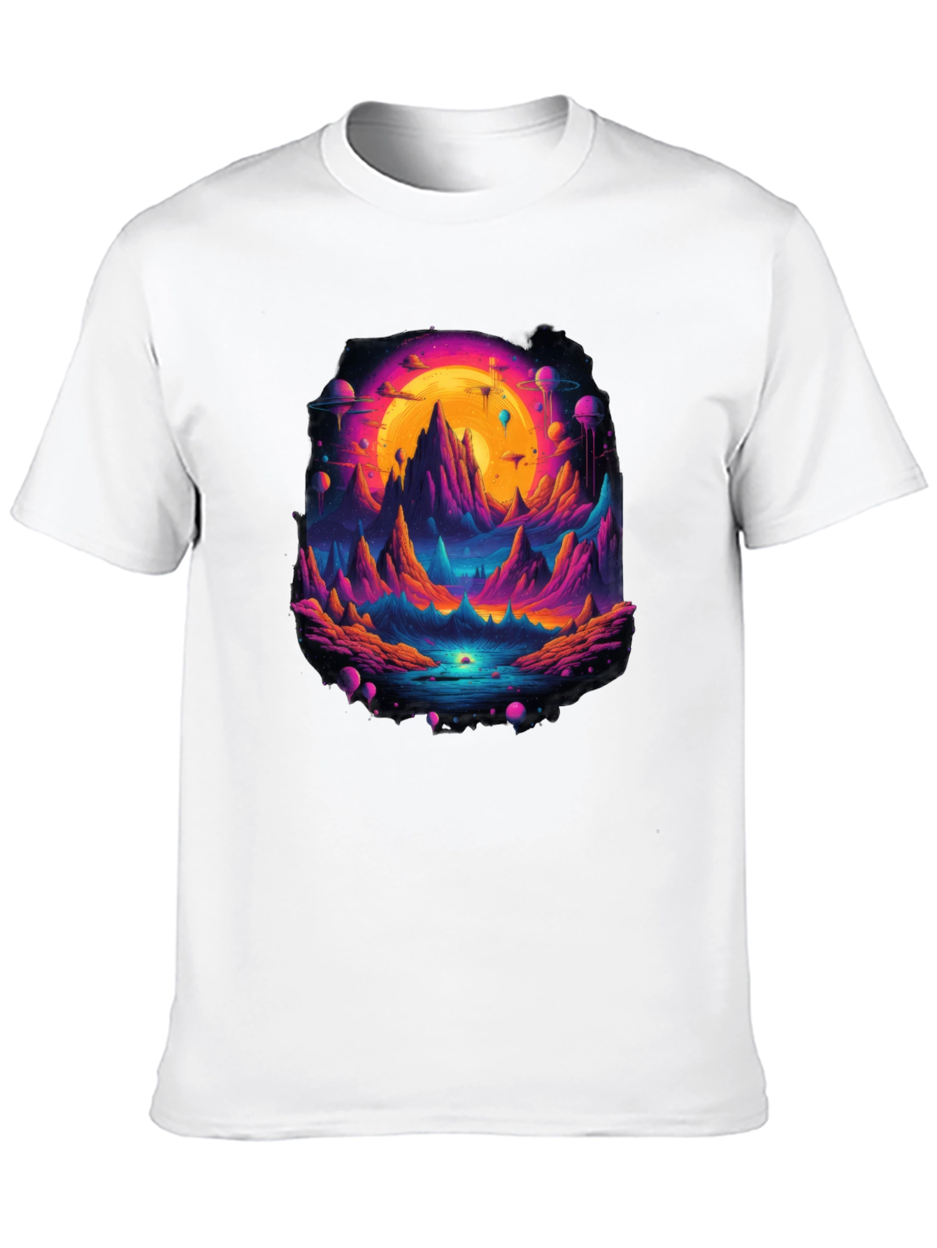 Vaporwave Landscape Graphic T-Shirt