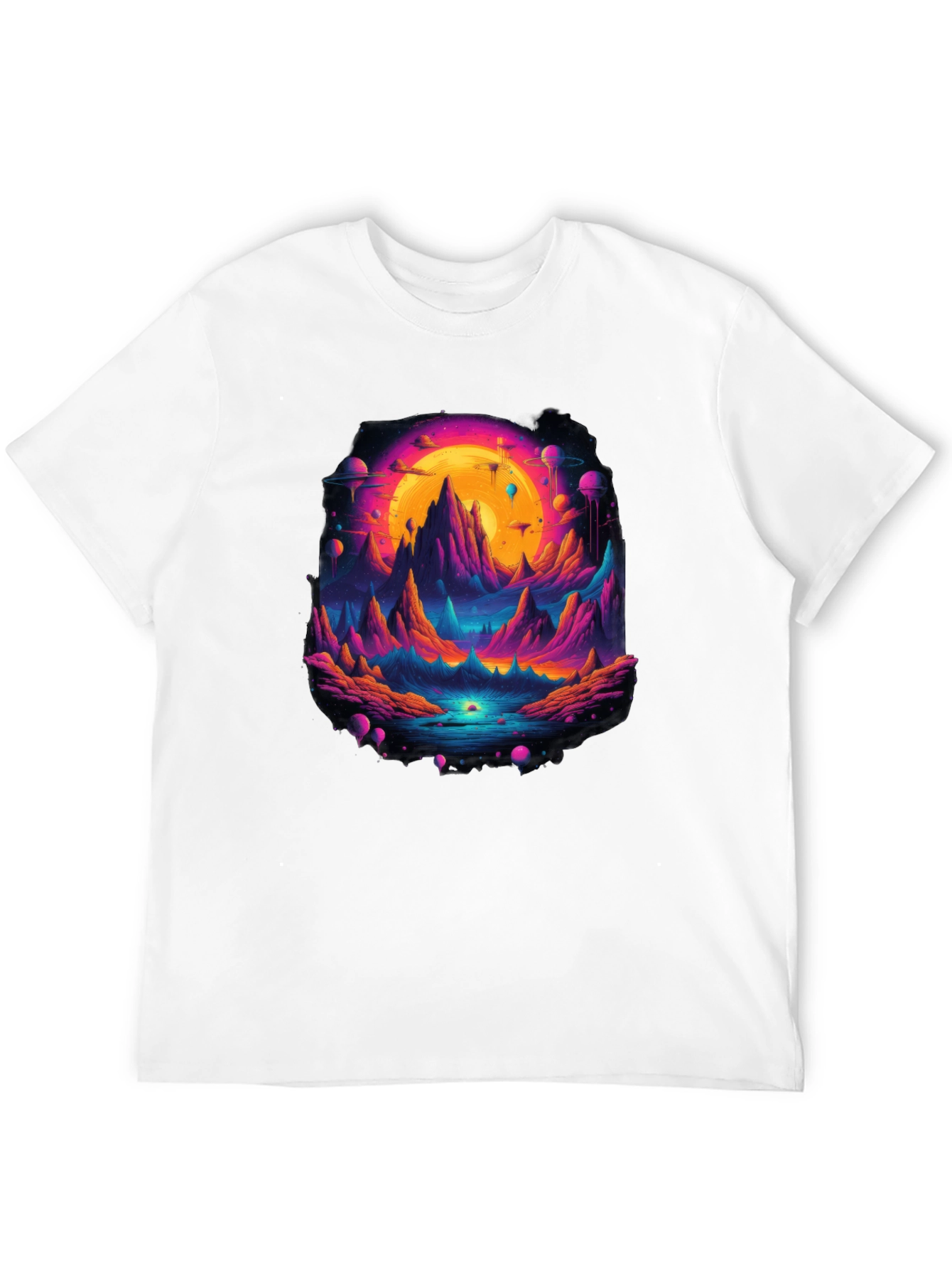 Vaporwave Landscape Graphic T-Shirt