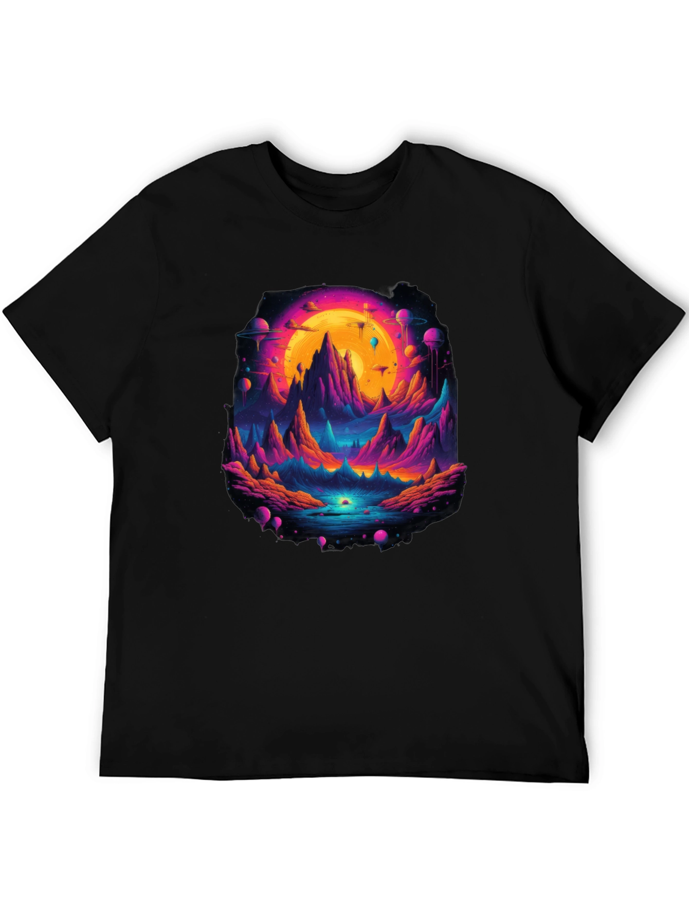 Vaporwave Landscape Graphic T-Shirt