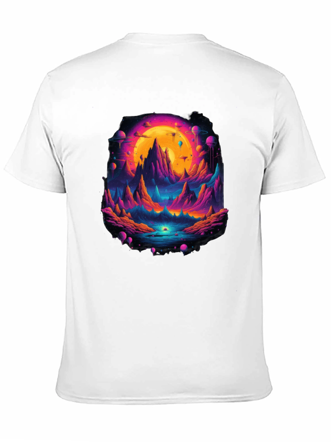 Vaporwave Landscape Graphic T-Shirt
