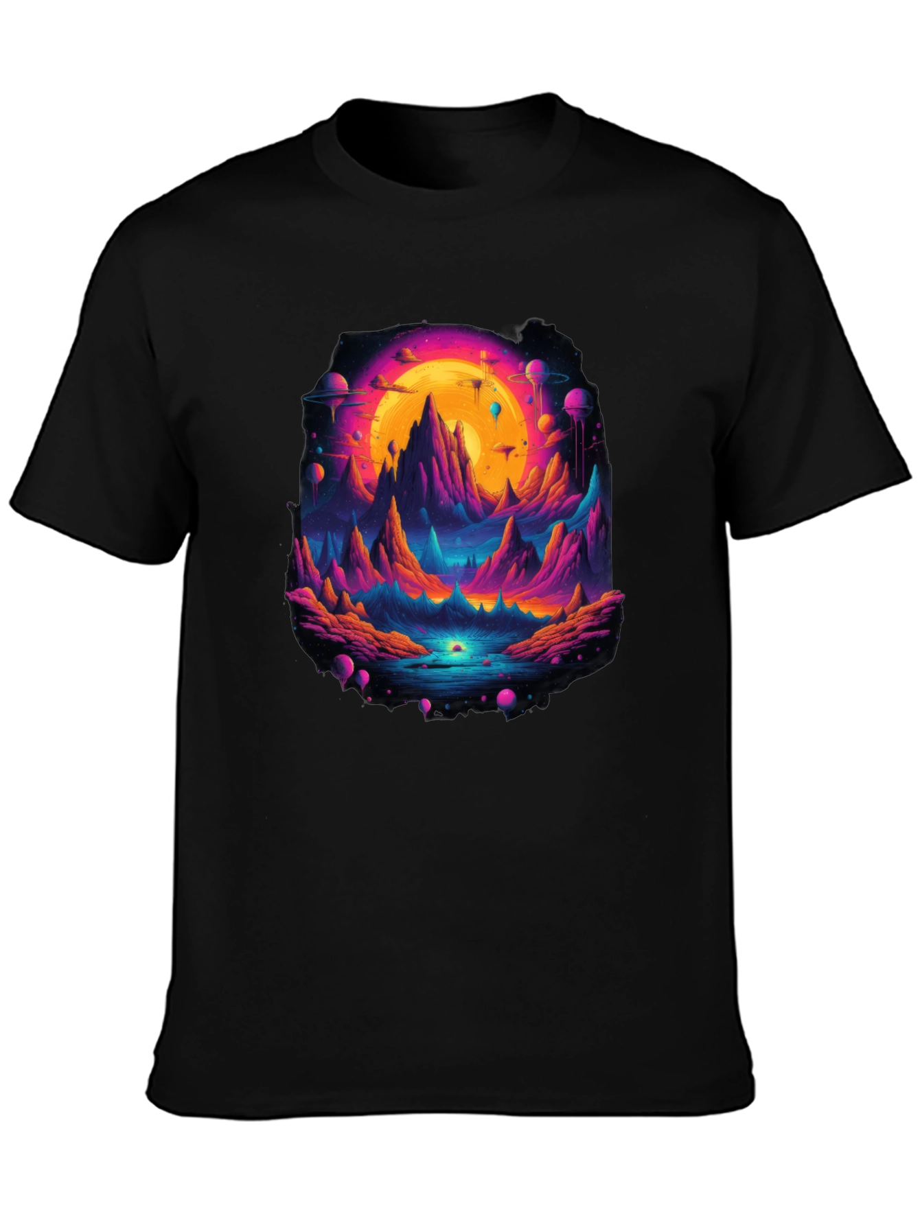 Vaporwave Landscape Graphic T-Shirt