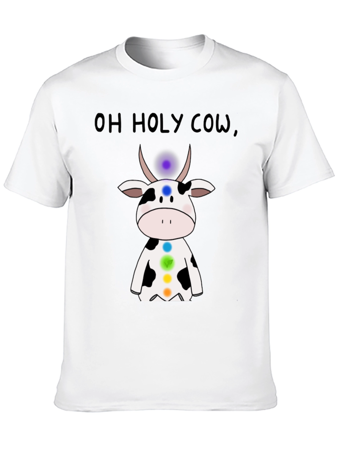 Oh Holy Cow Chakra T-Shirt - Spiritual Comfort