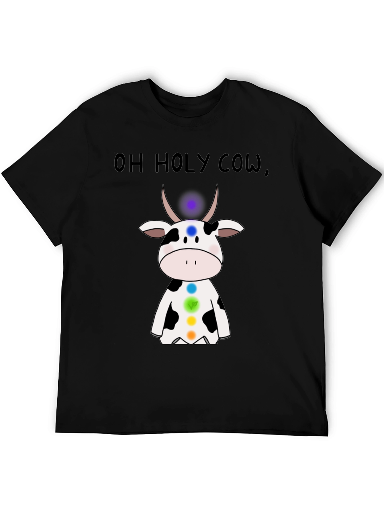 Oh Holy Cow Chakra T-Shirt - Spiritual Comfort