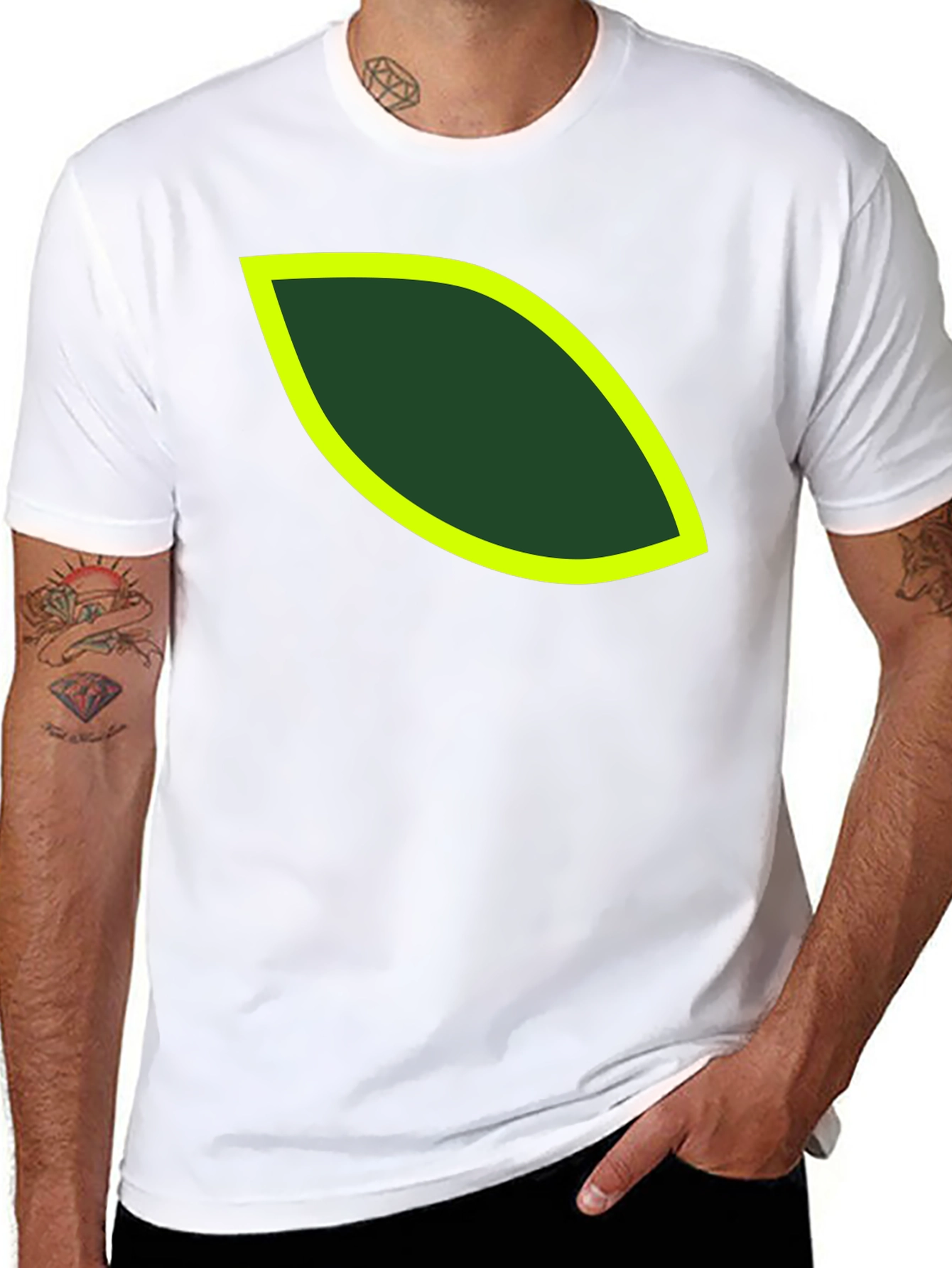 Eye-Catching Graphic Tee - Black Casual Shirt