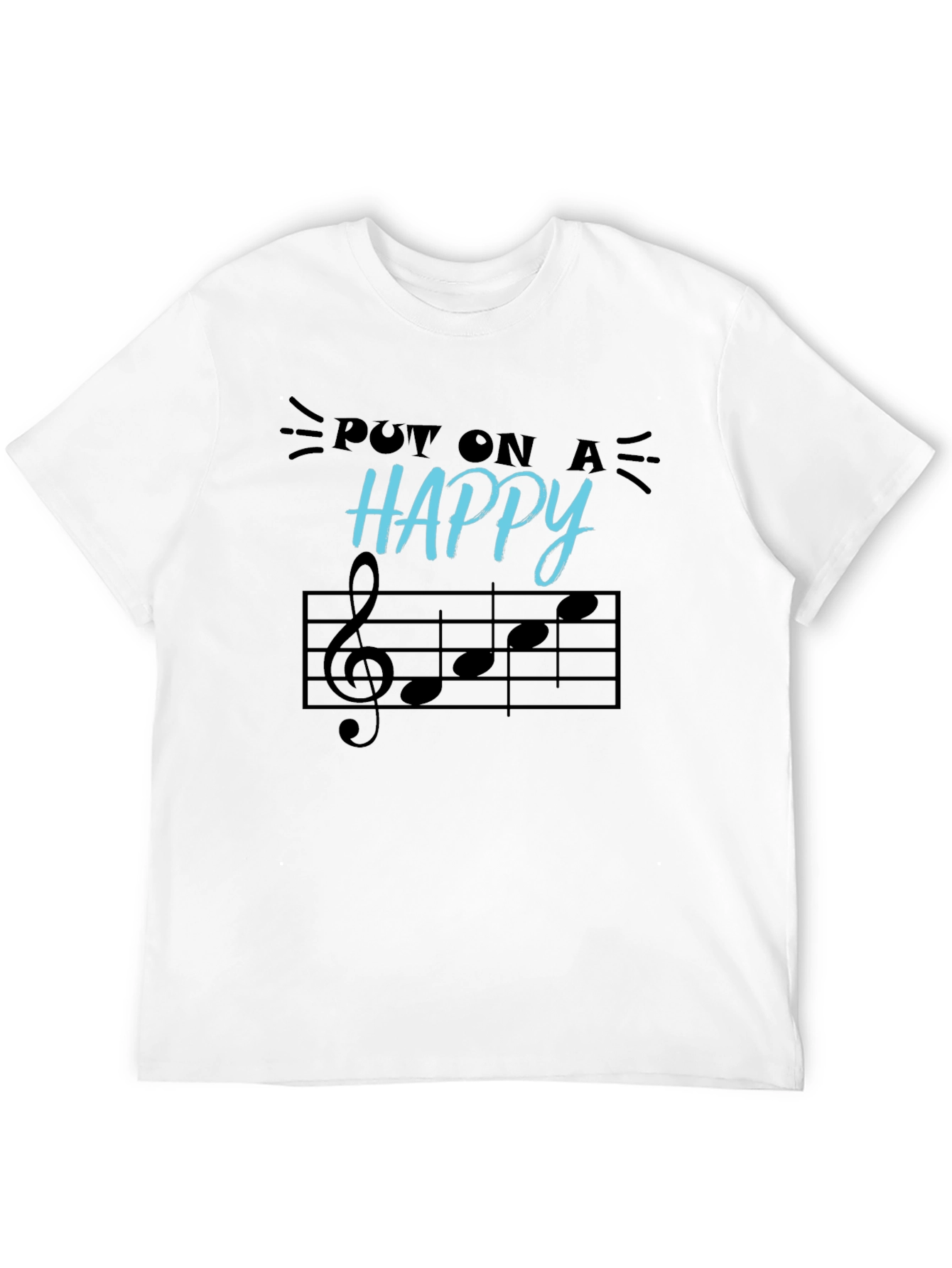 Happy Music Notes Graphic Tee
