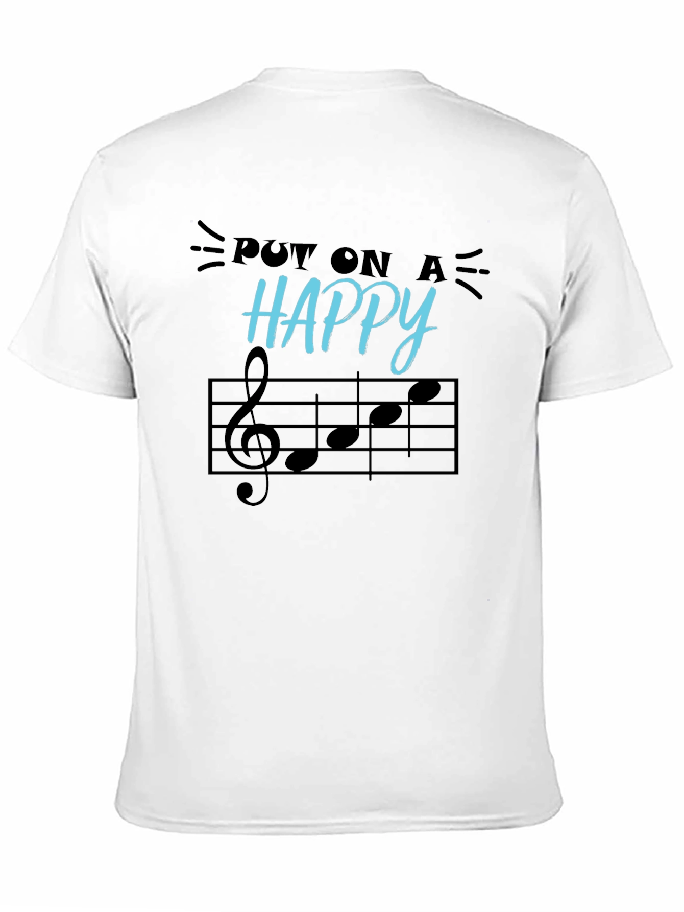 Happy Music Notes Graphic Tee