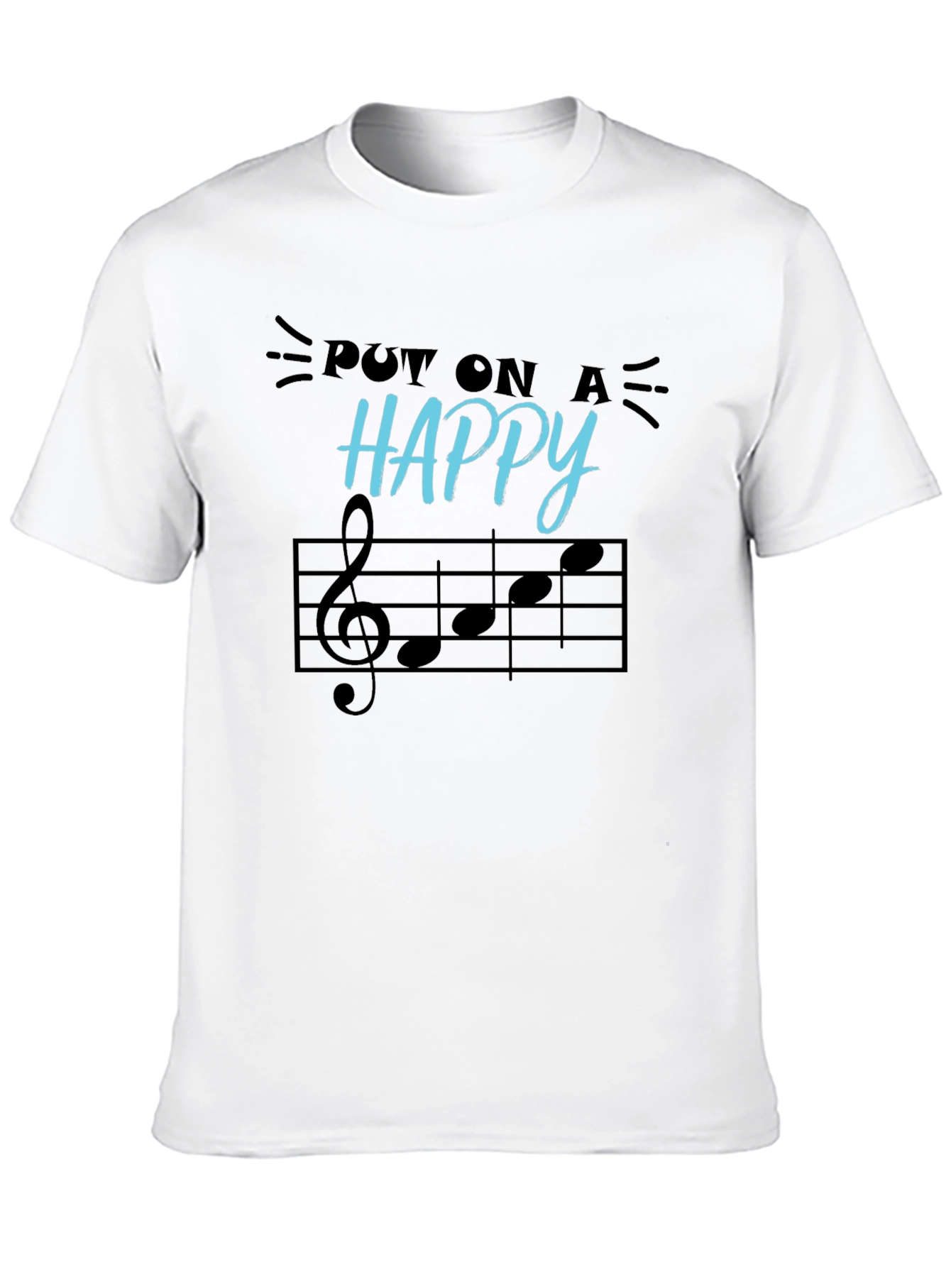 Happy Music Notes Graphic Tee