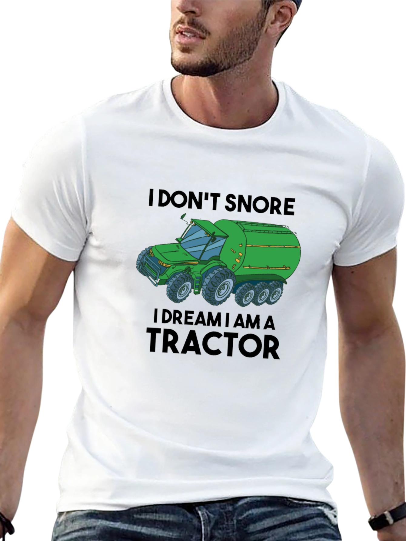 I Dream I Am A Tractor Graphic Tee