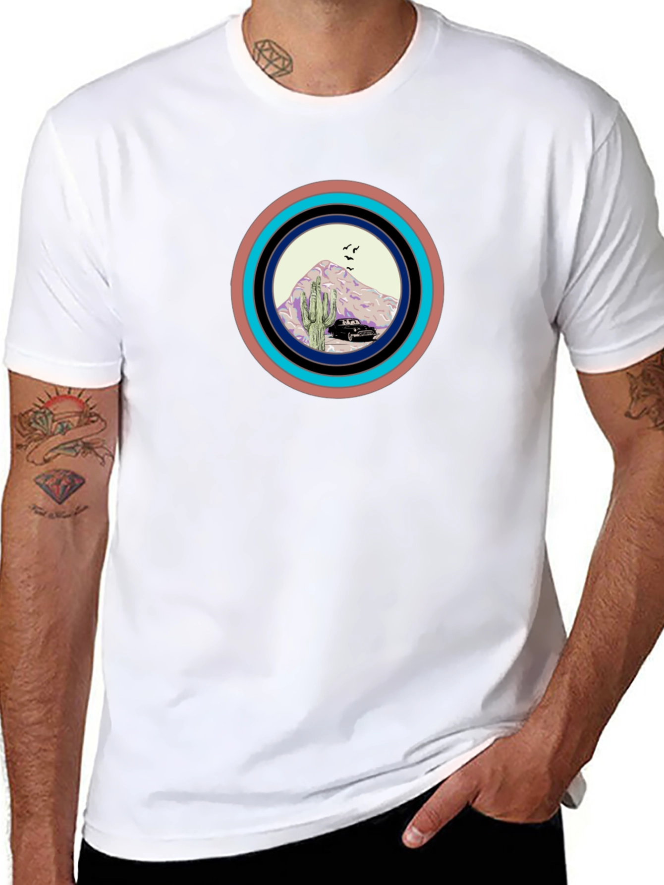 Desert Vibes T-Shirt - Retro Graphic Tee