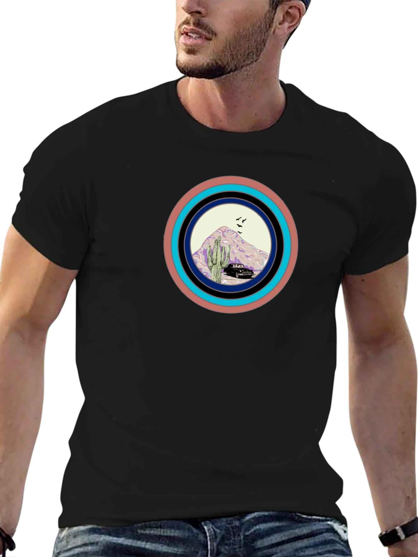 Desert Vibes T-Shirt - Retro Graphic Tee