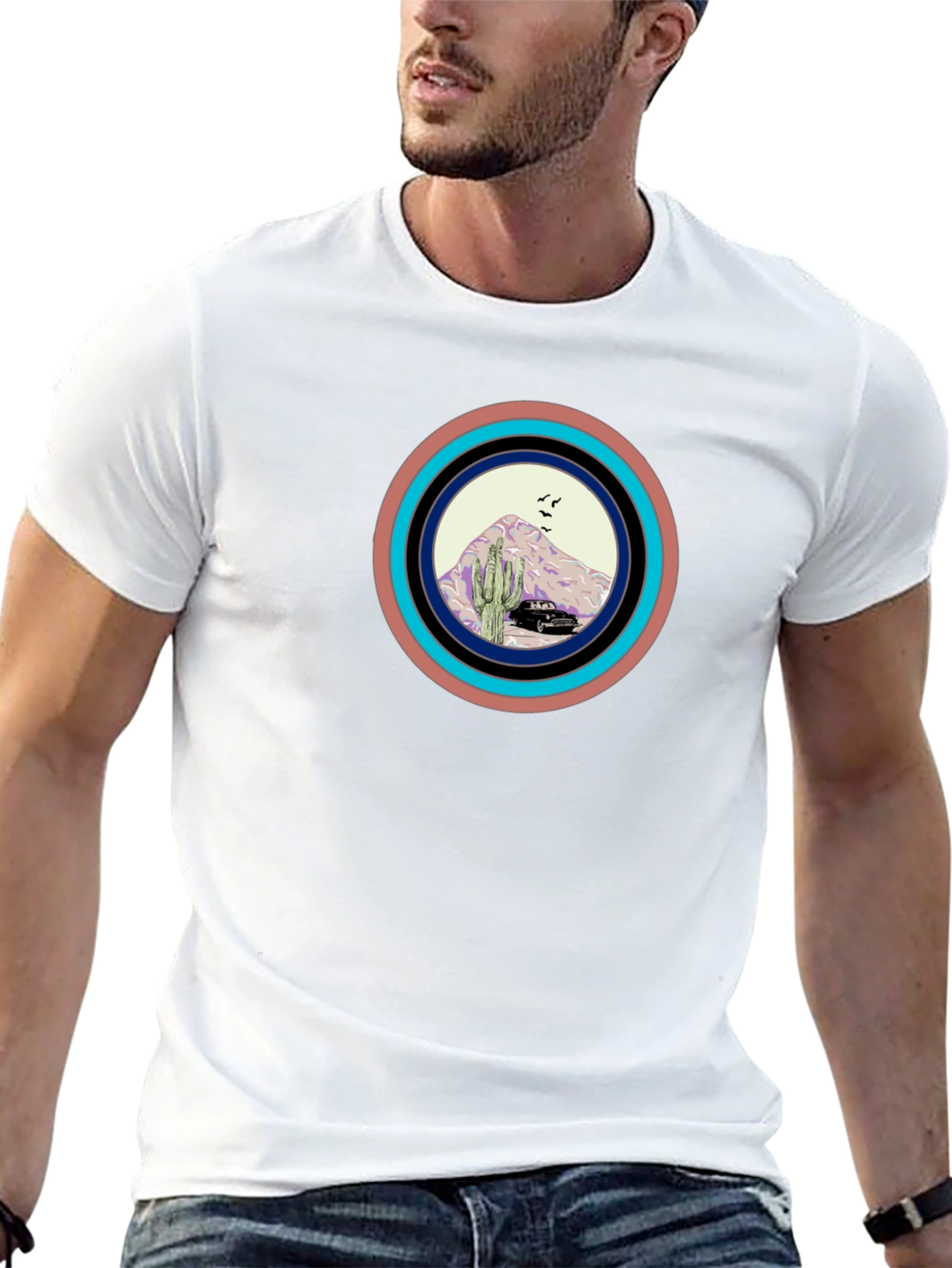 Desert Vibes T-Shirt - Retro Graphic Tee
