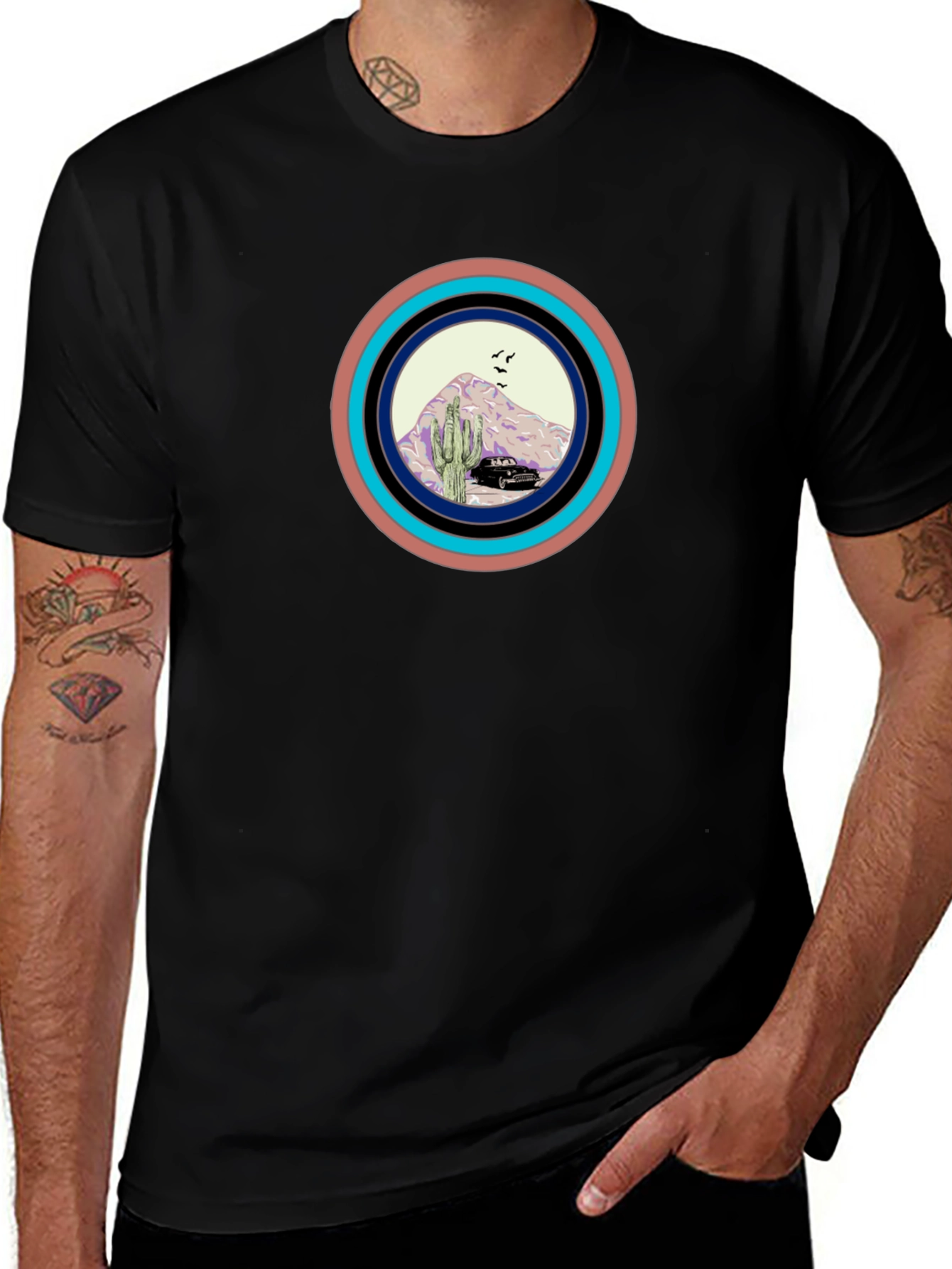 Desert Vibes T-Shirt - Retro Graphic Tee