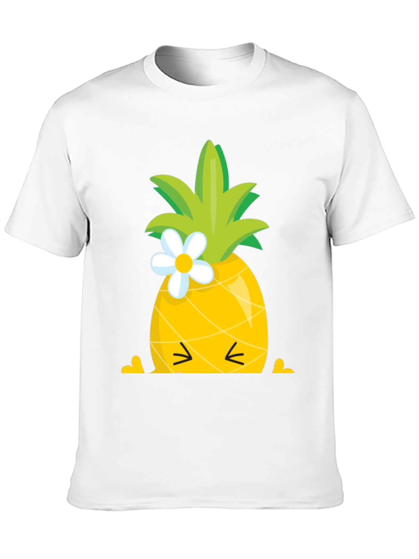 Cute Pineapple Graphic T-Shirt