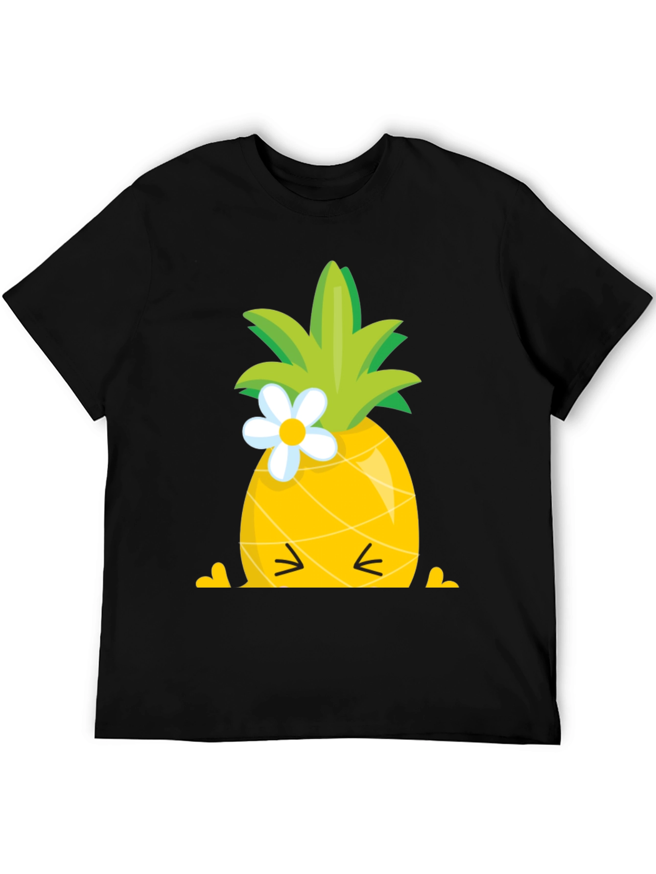 Cute Pineapple Graphic T-Shirt