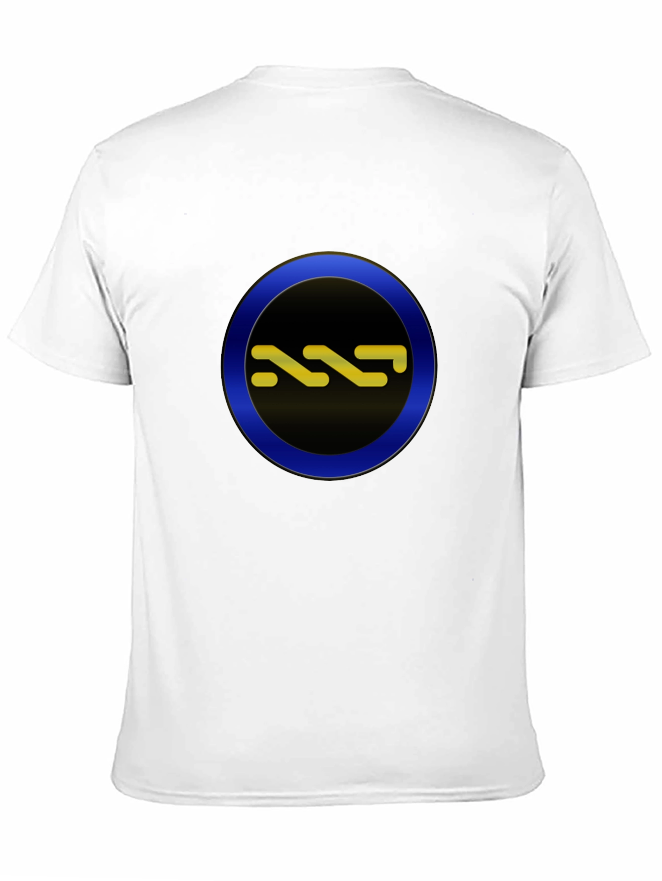 Stylish Black Tee with Circle Graphic