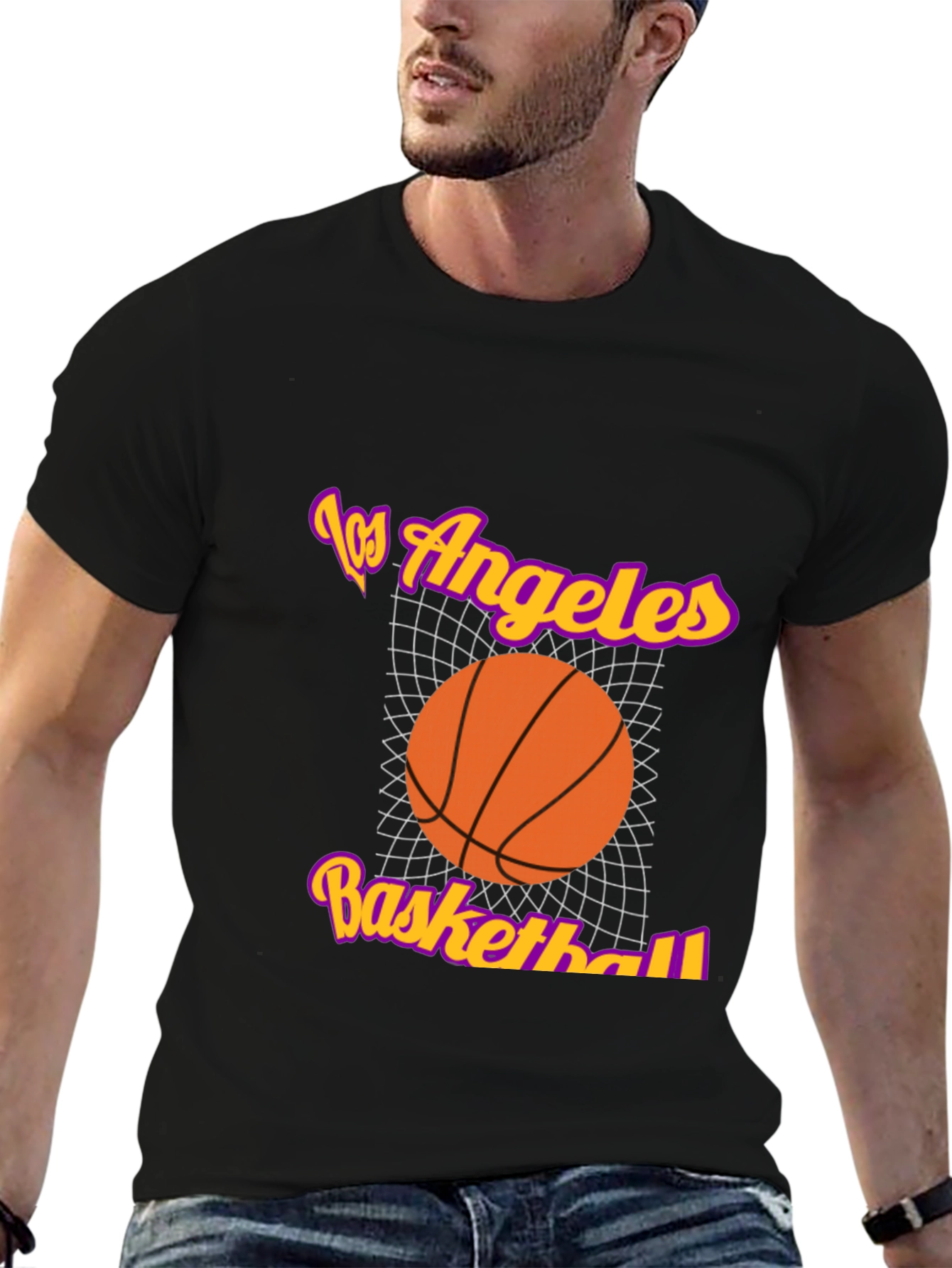Los Angeles Basketball Graphic T-Shirt