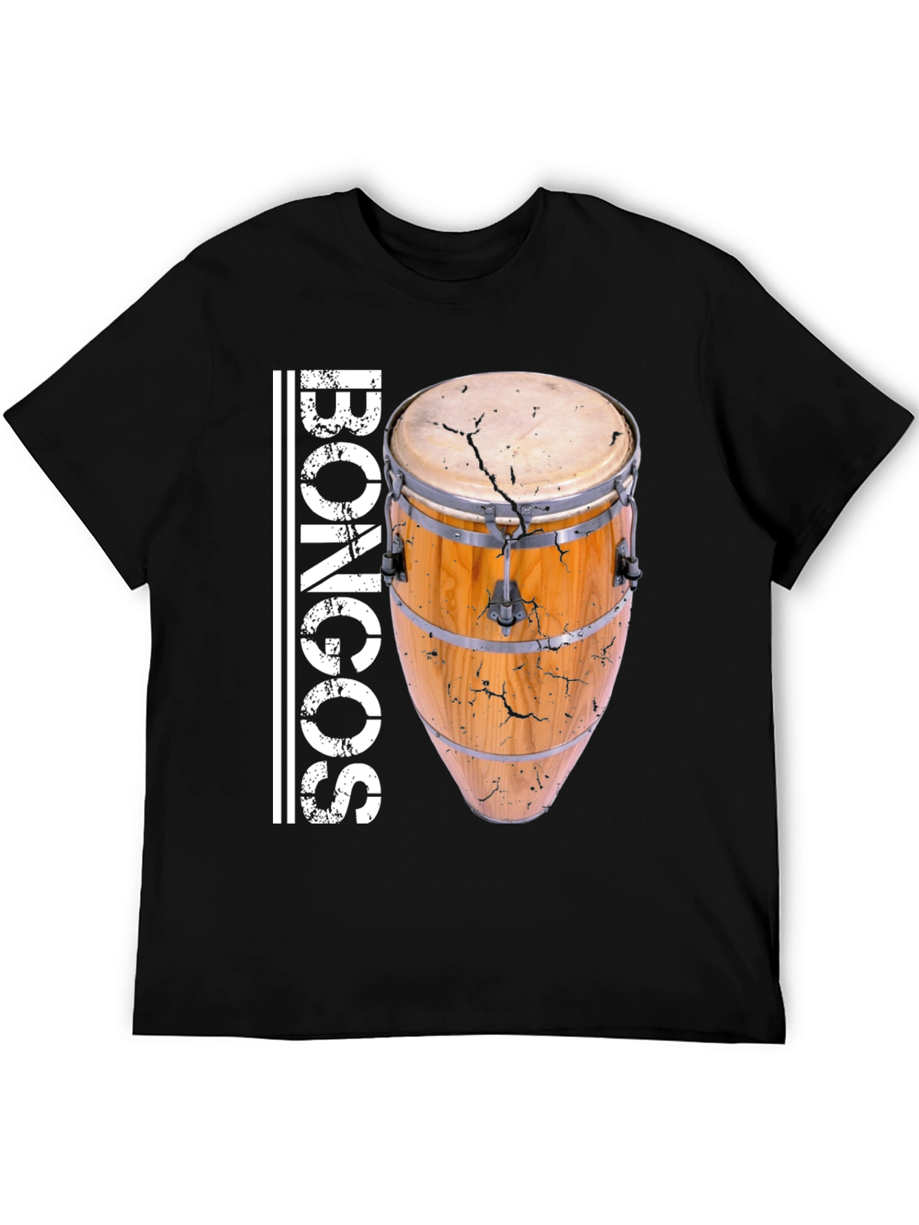 Bongos Graphic Tee - Music Lovers T-Shirt