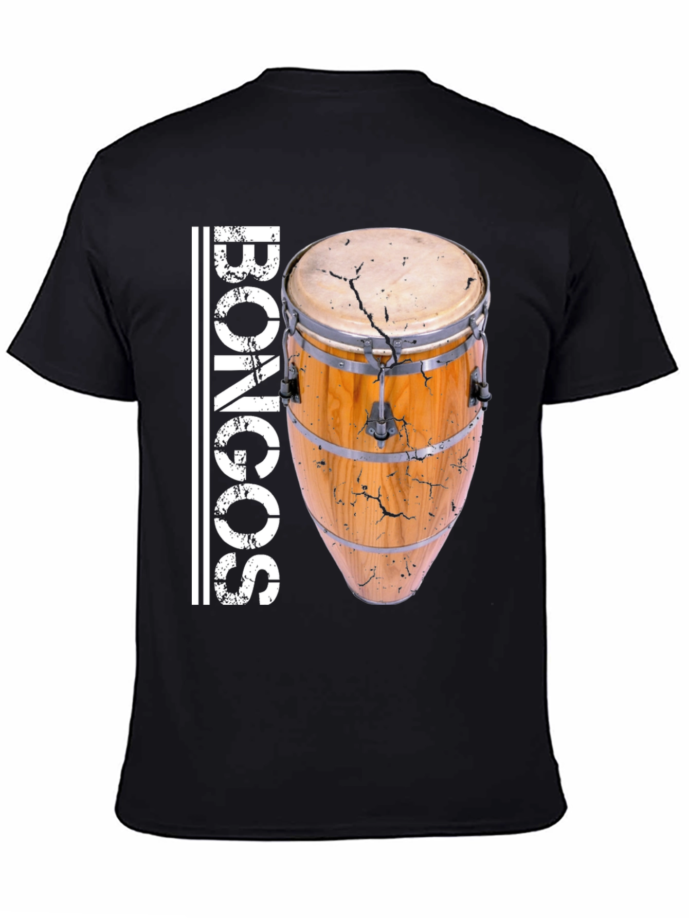 Bongos Graphic Tee - Music Lovers T-Shirt