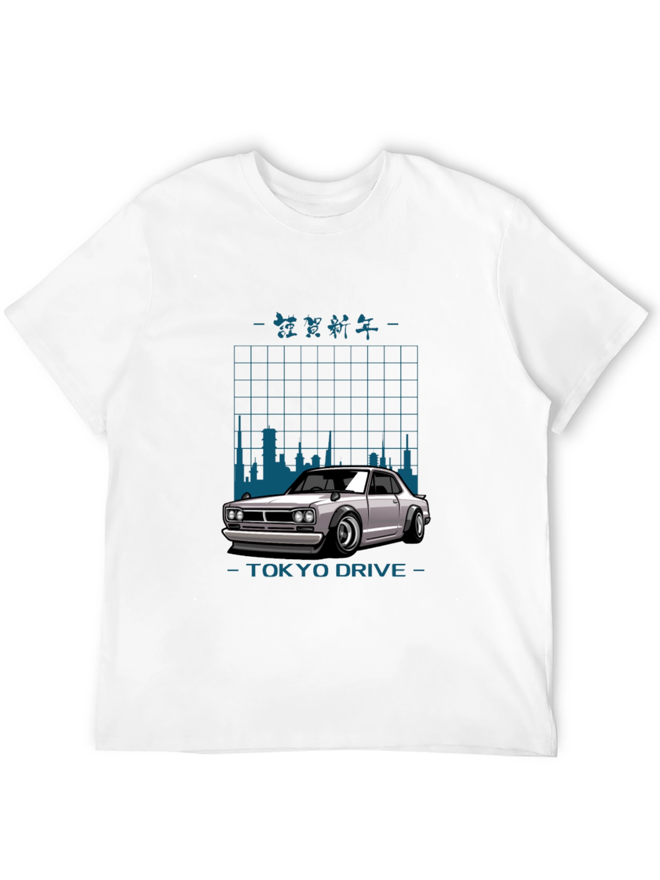 Tokyo Drive Car Graphic Black T-Shirt
