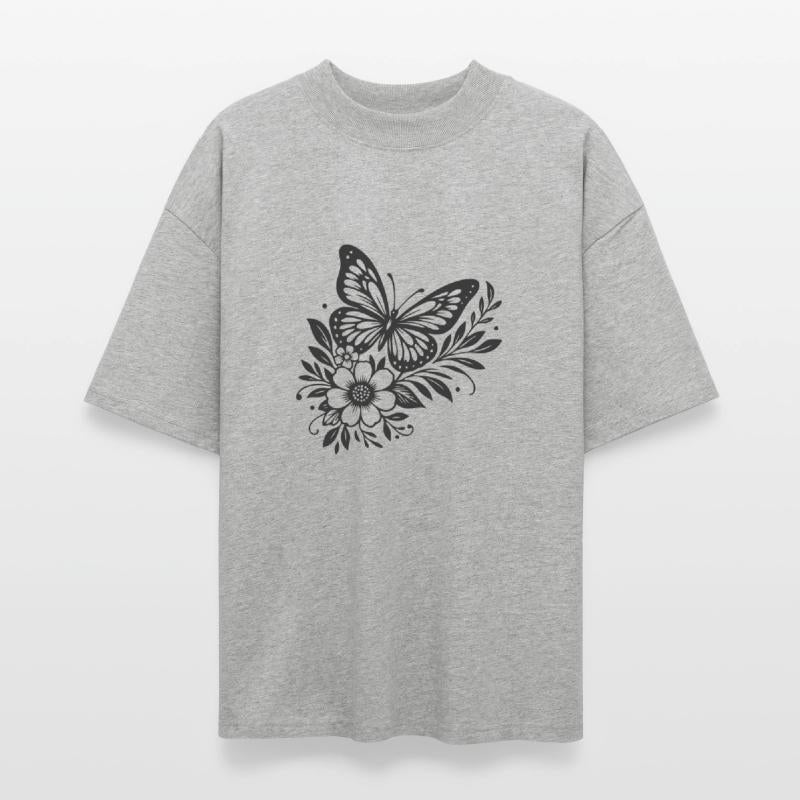 Elegant Butterfly and Floral Design